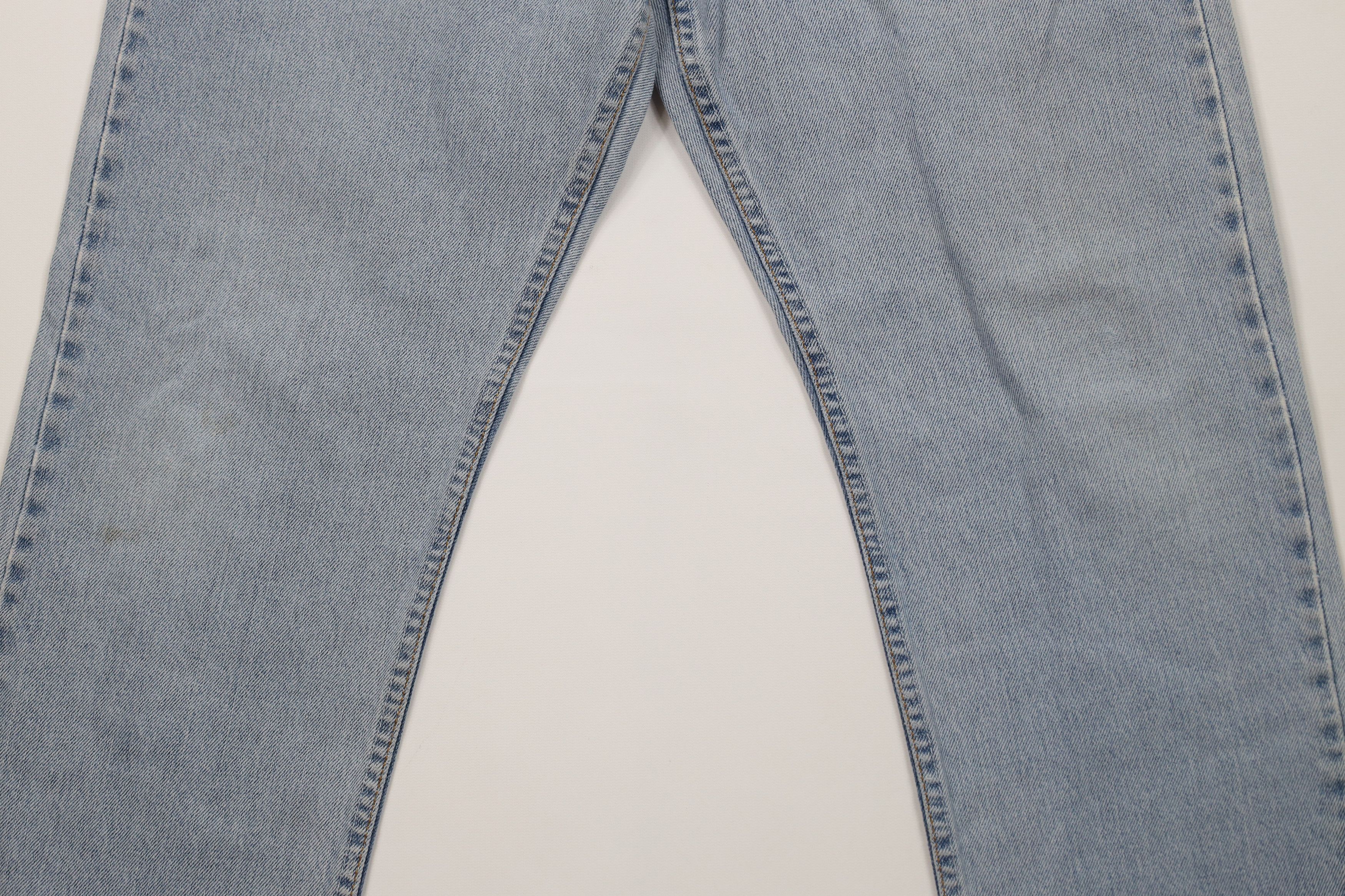 Levi's Vintage Y2K 2003 Levis 505 Regular Straight Leg Jeans Blue Size US 33 - 3 Thumbnail