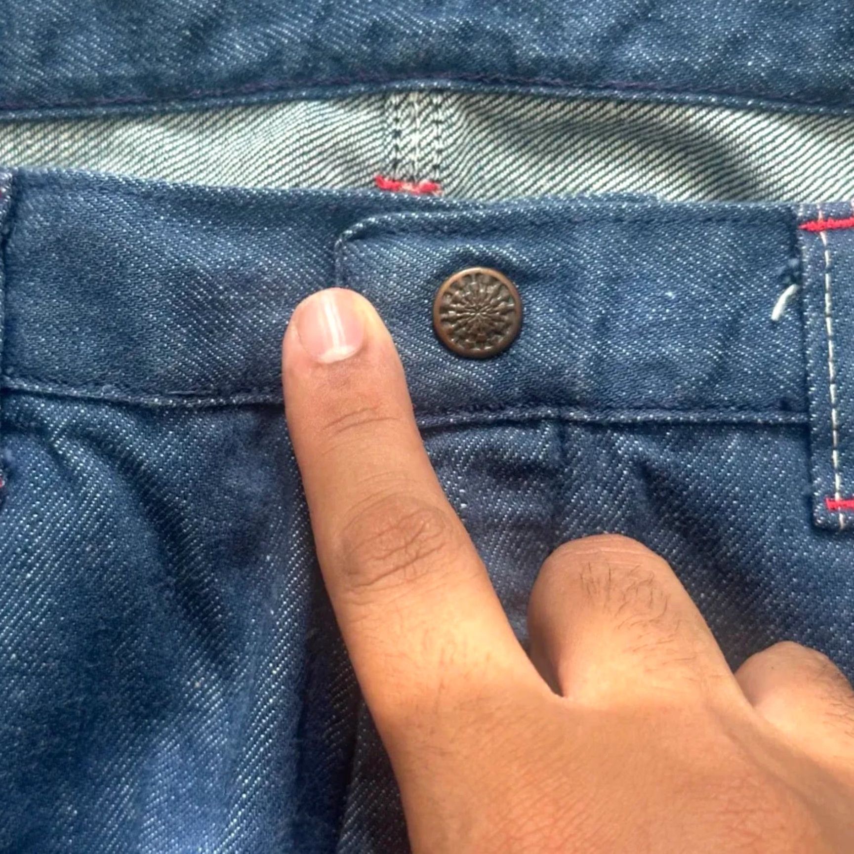 Sears VINTAGE Denim Carpenter Jeans 38X32 Sears Men Blue 60s 70s Regular Straight Inseam 38 Size US 38 / EU 54 - 5 Thumbnail