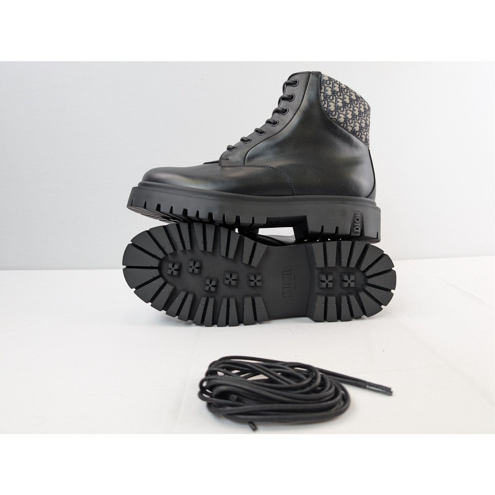 Dior o1rshd1 Oblique jacquard Explorer III Ankle Boot in black Size US 8.5 / EU 41-42 - 14 Thumbnail
