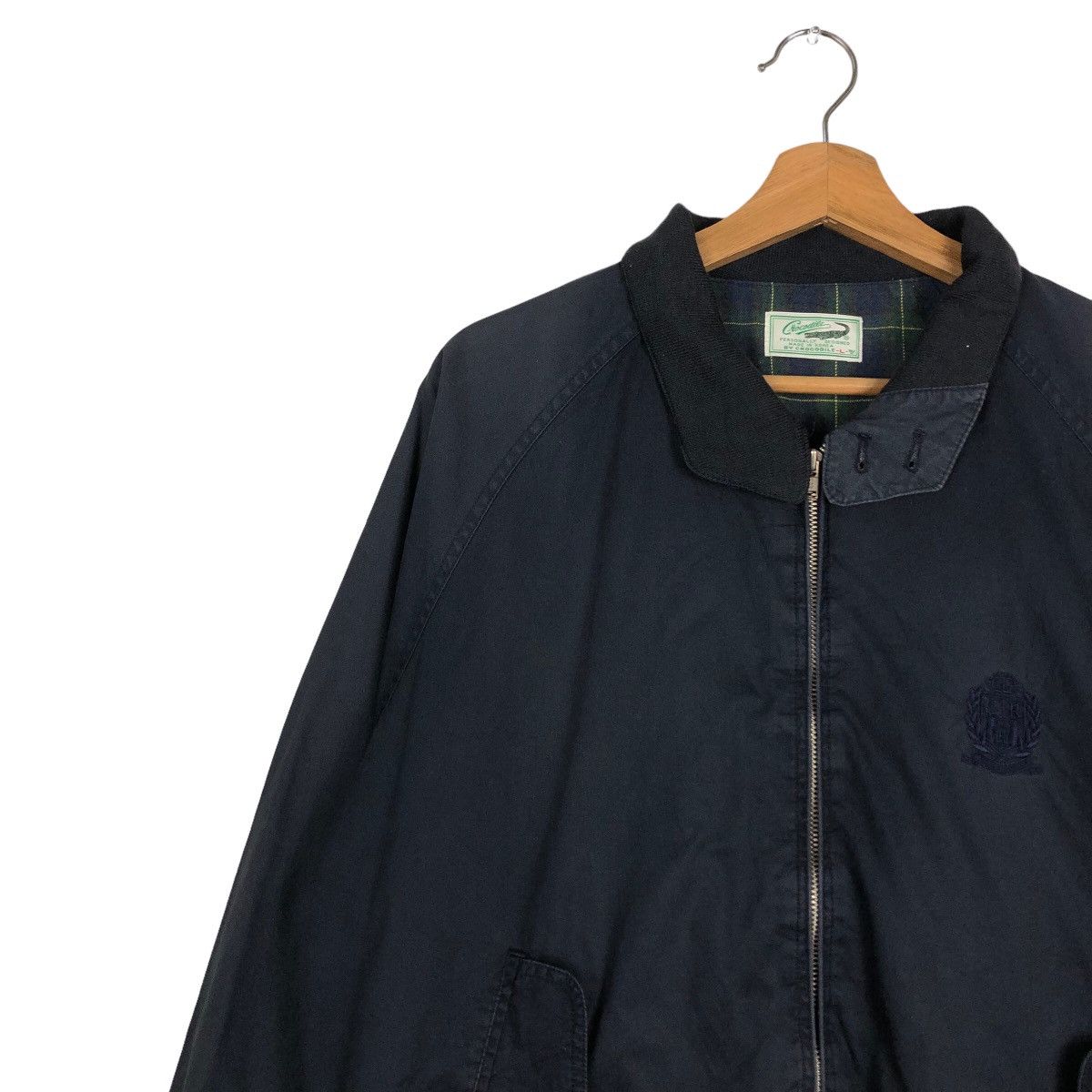 Japanese Brand 🔥Vintage Bomber Jacket Crocodile Japan Tartan Blanket Size US L / EU 52-54 / 3 - 7 Thumbnail