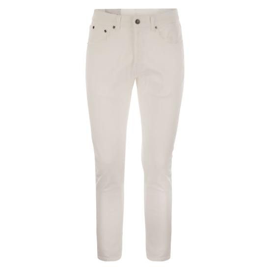 DONDUP Men Denim Pants UP576BS0030UPTD WHITE