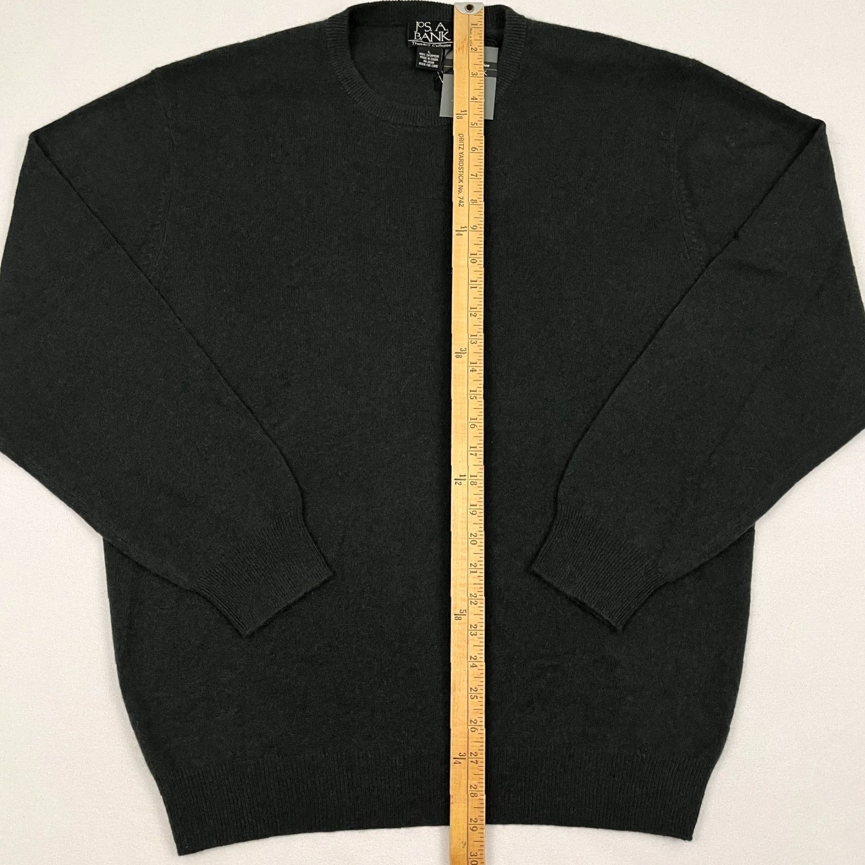 Jos. A. Bank Jos A Bank Travelers Collection Cashmere Sweater Mens L Dark Green Crewneck NEW Size US L / EU 52-54 / 3 - 3 Thumbnail