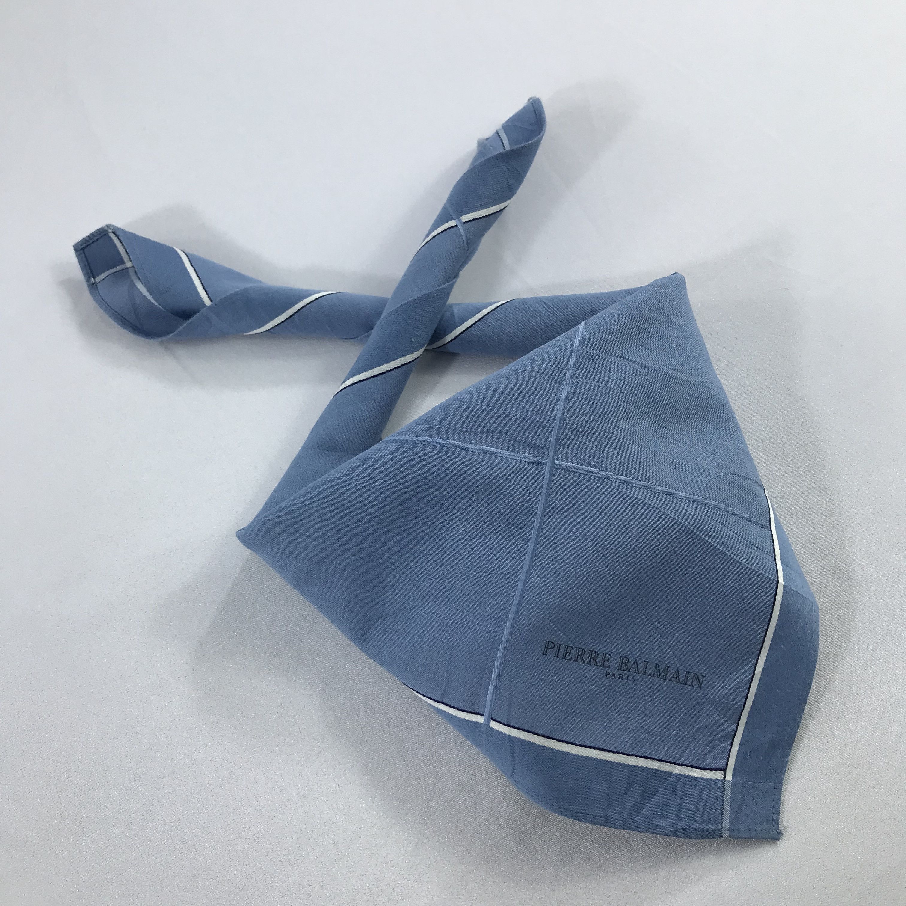 Pierre Balmain × Vintage Pierre Balmain Bandana / Handkerchief / Neckerchief -S2527 Size ONE SIZE - 4 Thumbnail