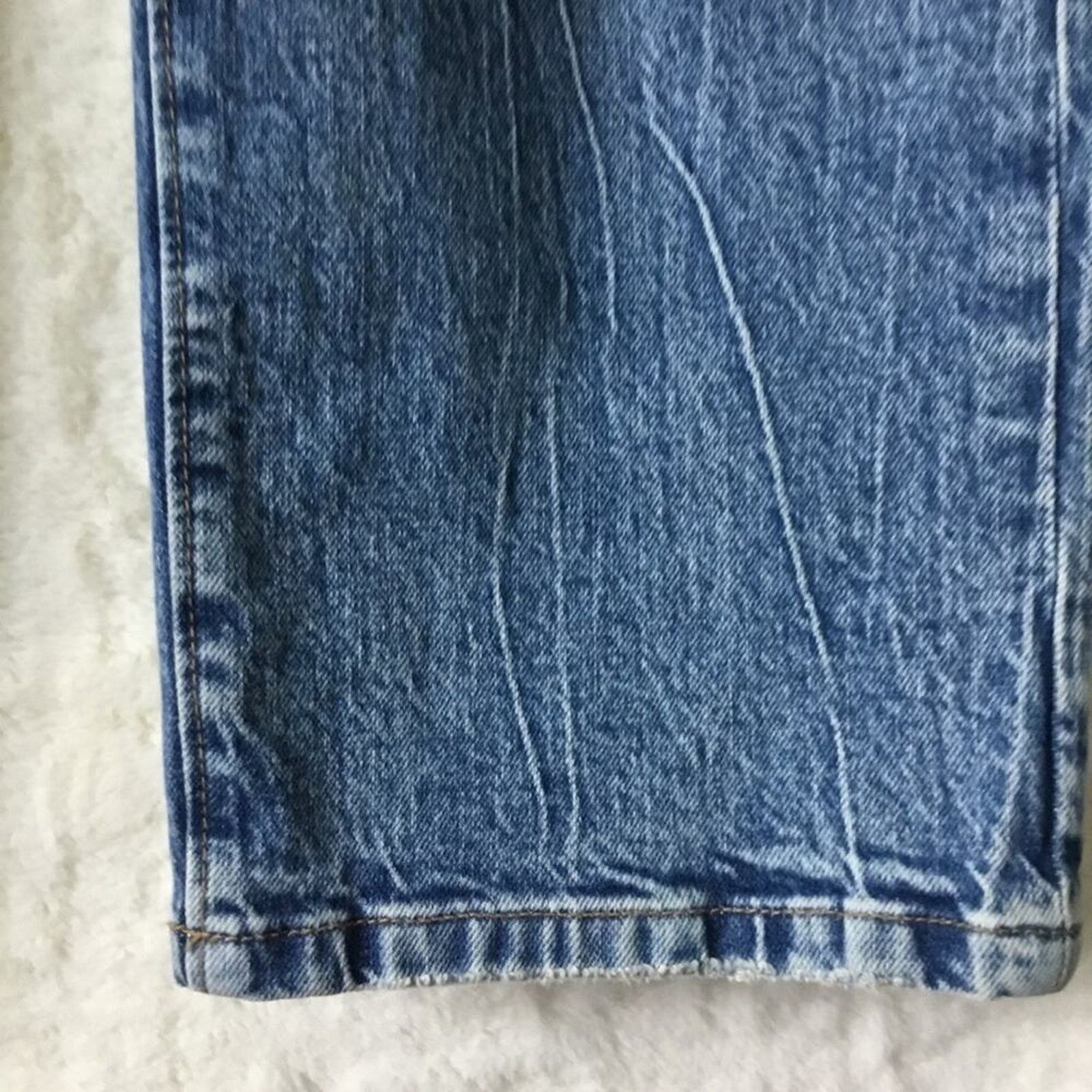 Loft Loft Blue High Waist Straight Crop Jeans Size 30" / US 8 / IT 44 - 5 Thumbnail
