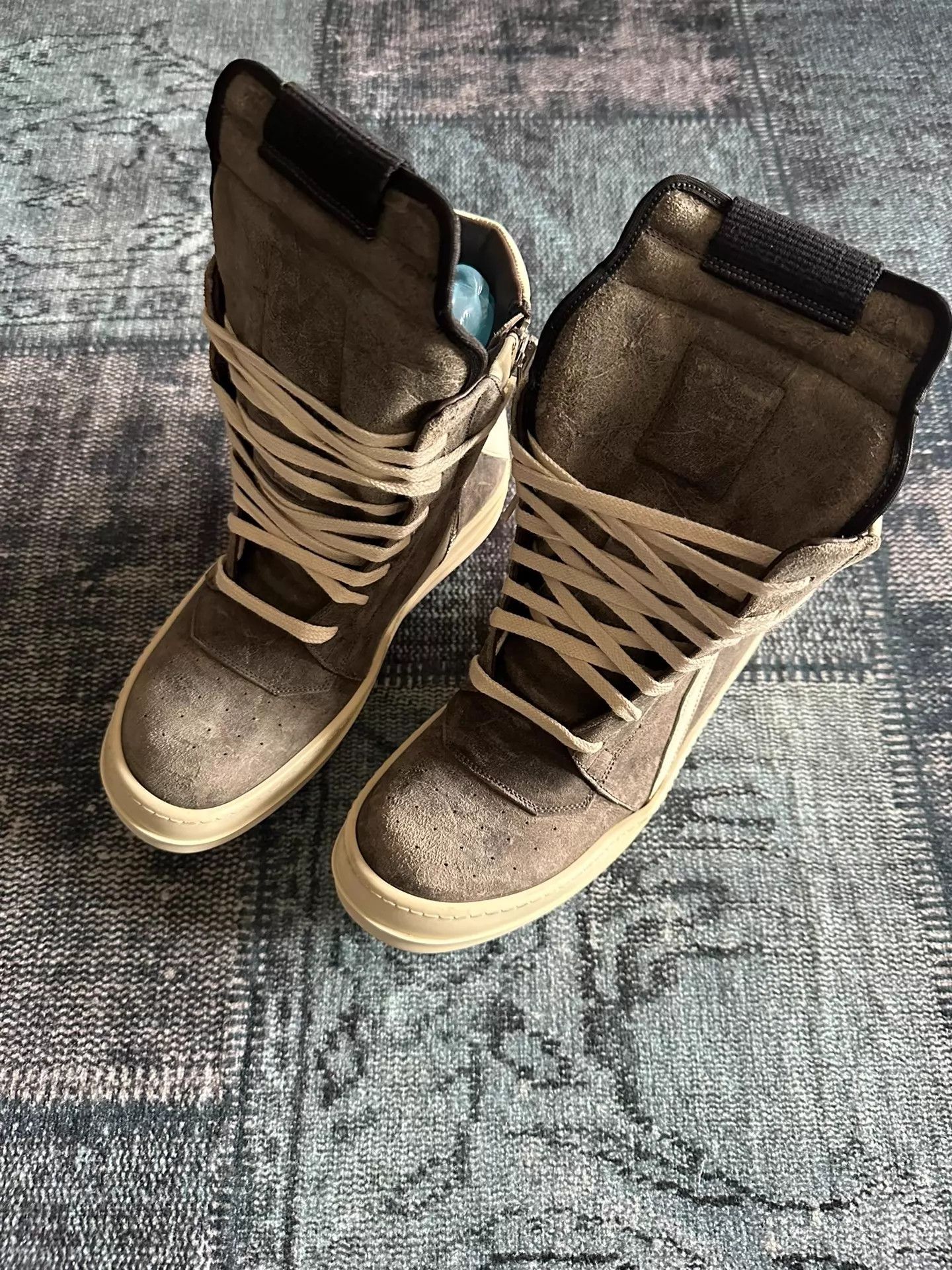 Rick Owens Rick Owens Mainline Inverted Triangle Brown Suede 38 Size US 7.5 / IT 37.5 - 3 Thumbnail