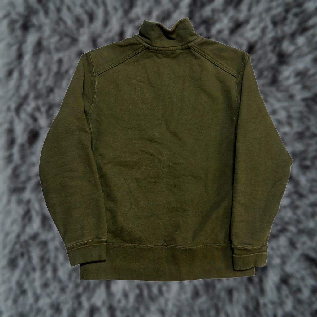 Vintage American Giant Sweatshirt Mens M Green Full Zip Mock Neck Heavyweight Fleece Pocket Zipper Logo Size US M / EU 48-50 / 2 - 1 Thumbnail