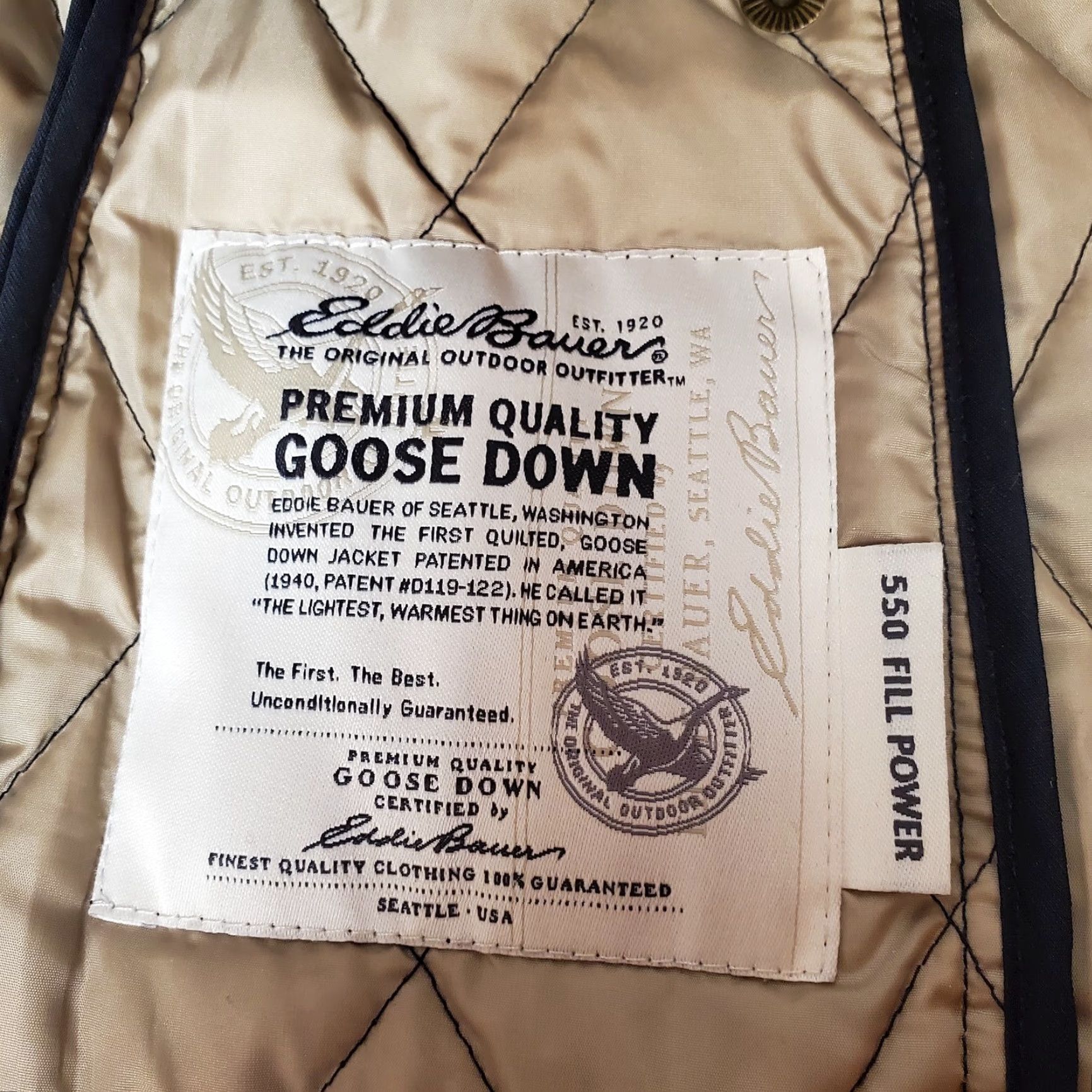 Eddie Bauer VINTAGE Eddie Bauer Vest Women S Black Premium Quality Goose Down Puffer 550 Fill Wind-Resistant/Snap Sleeveless Size S / US 4 / IT 40 - 6 Thumbnail