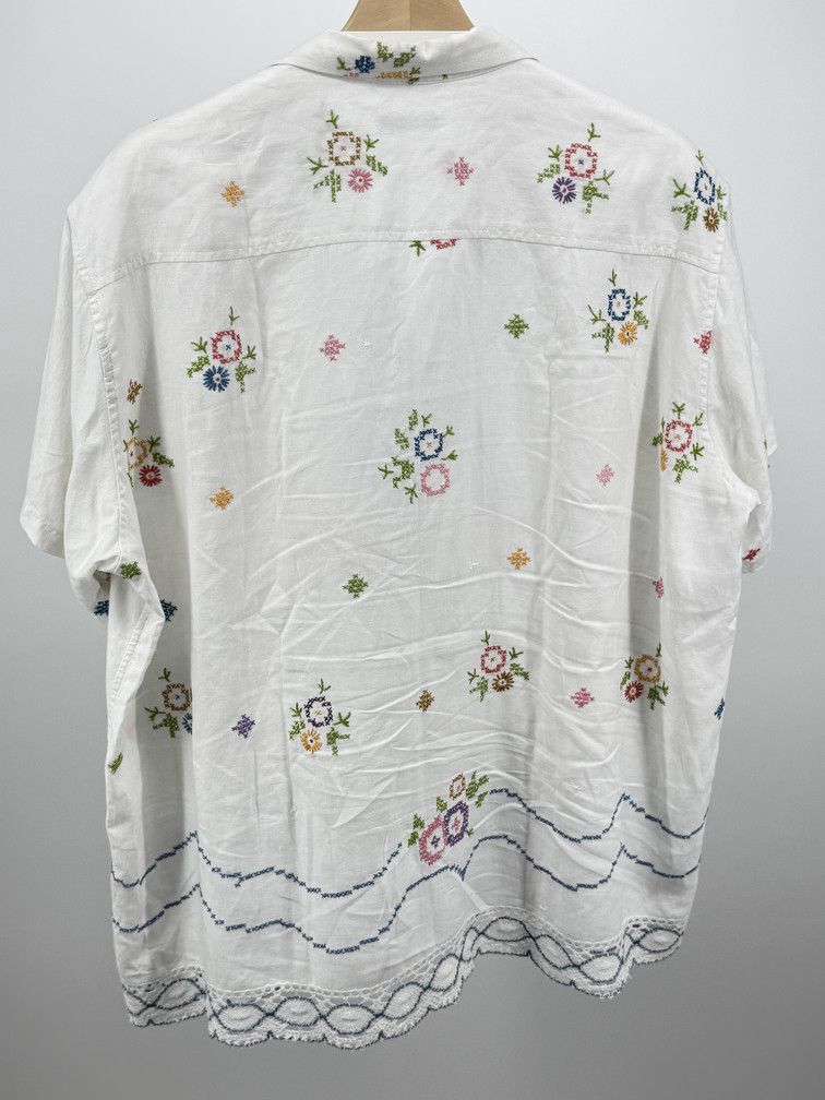 Bode 1/1 Embroidered Tablecloth Shirt XL/XXL Size US XL / EU 56 / 4 - 2 Thumbnail
