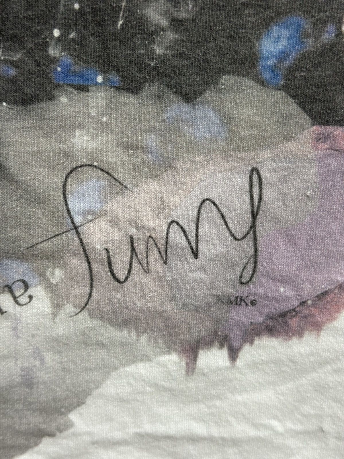 Japanese Brand Vintage Kmk Japan Sweet And Funny Faded Tee Size US XXL / EU 58 / 5 - 3 Thumbnail