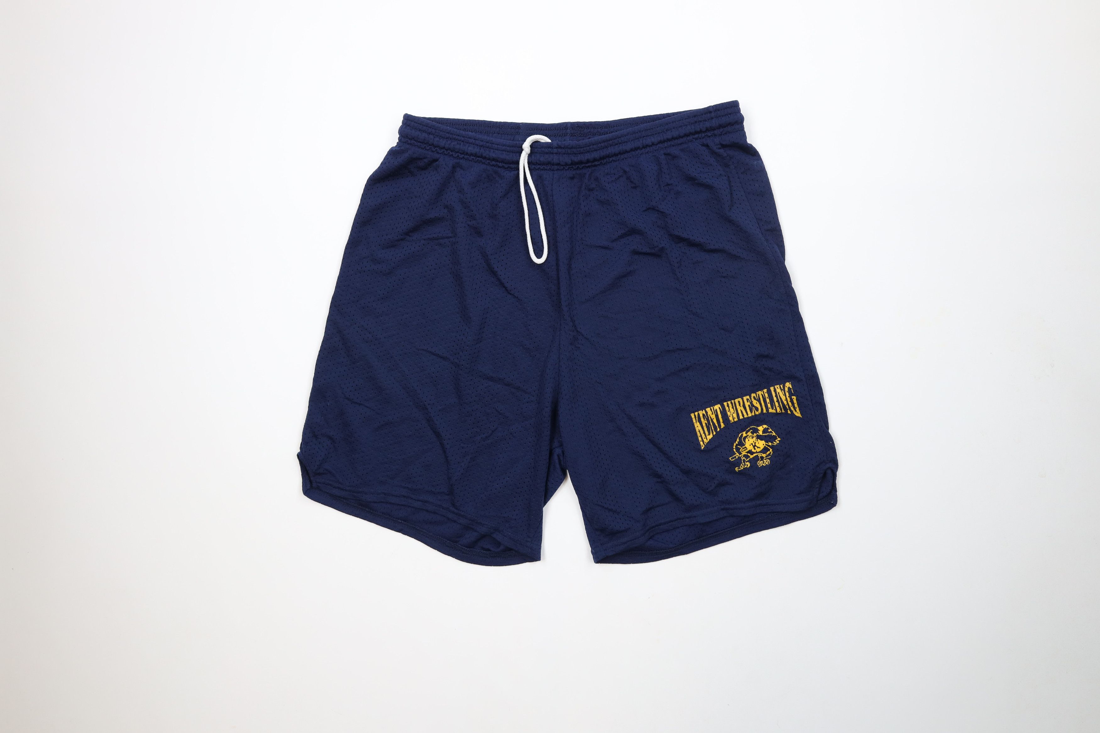 Russell Athletic × Vintage Vintage 90s Russell Athletic University Wrestling Shorts Size US 34 / EU 50 - 1 Thumbnail