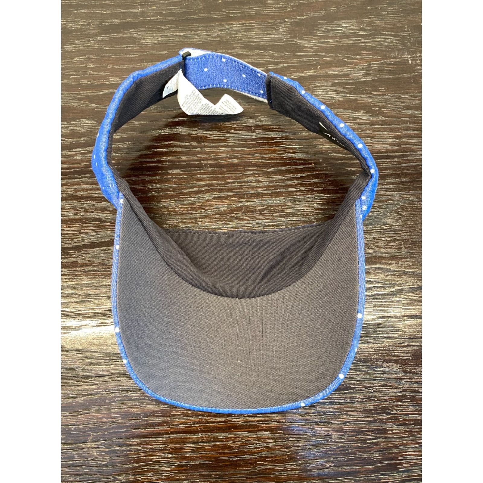 Nike Nike Golf Hat Visor Strapback Mens One Size Blue Polka Dot Lightweight OSFM Size ONE SIZE - 7 Thumbnail