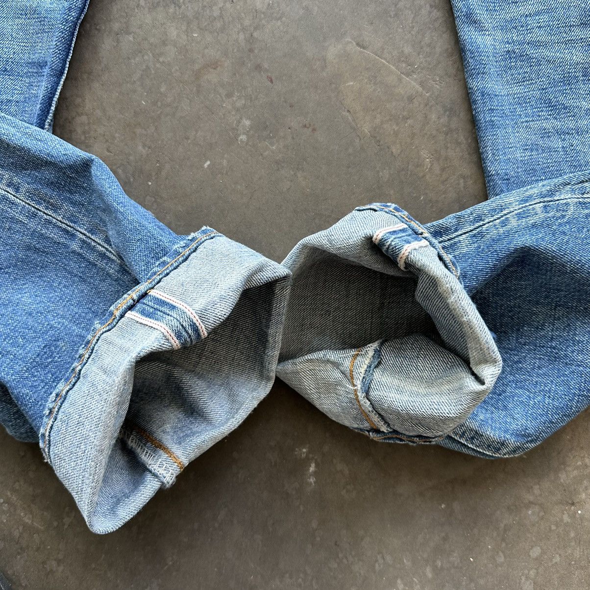 Japanese Brand × Jean × Vintage Vintage Japanese Distressed Redline Faded Denim Jean Pant Size US 33 - 18 Thumbnail