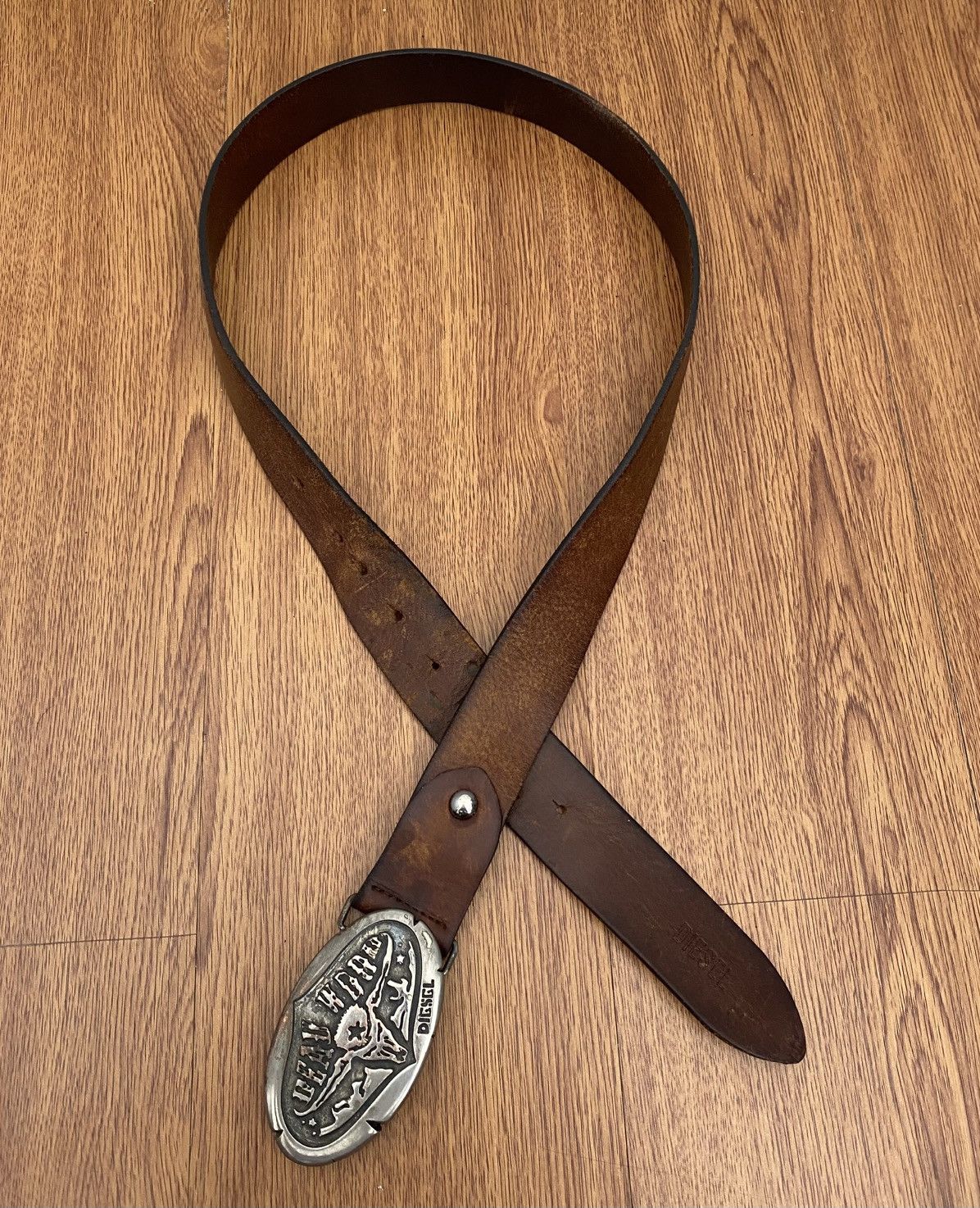 Diesel Diesel buffalo buckle belt Size ONE SIZE - 1 Thumbnail