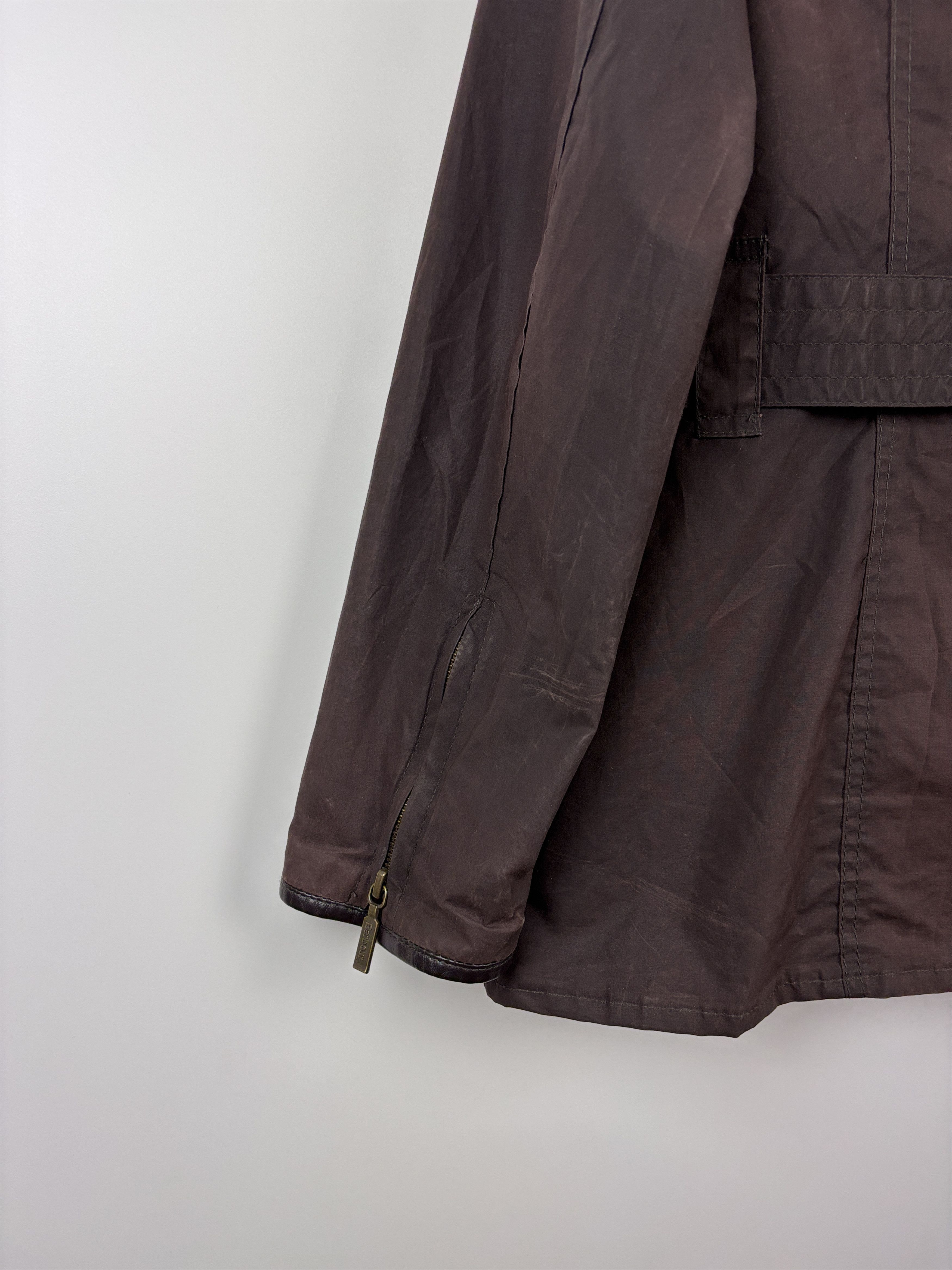 Barbour Barbour Explorer Waxed Belted Jacket Brown UK 16 / US 12 Size XL / US 12-14 / IT 48-50 - 7 Thumbnail