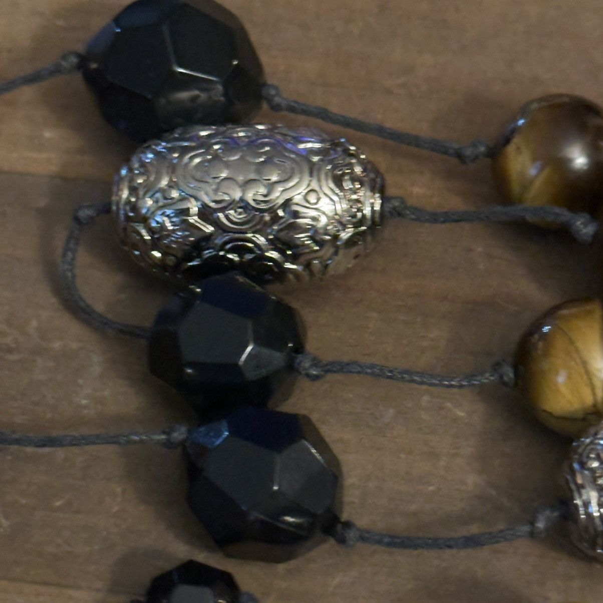 Other Long mixed stationed chunky bead necklace Size ONE SIZE - 4 Thumbnail