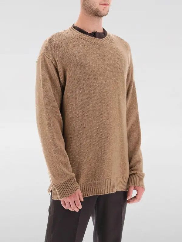 Valentino o1y0525 Cashmere Blend Sweater in Camel Size US XL / EU 56 / 4 - 1 Thumbnail