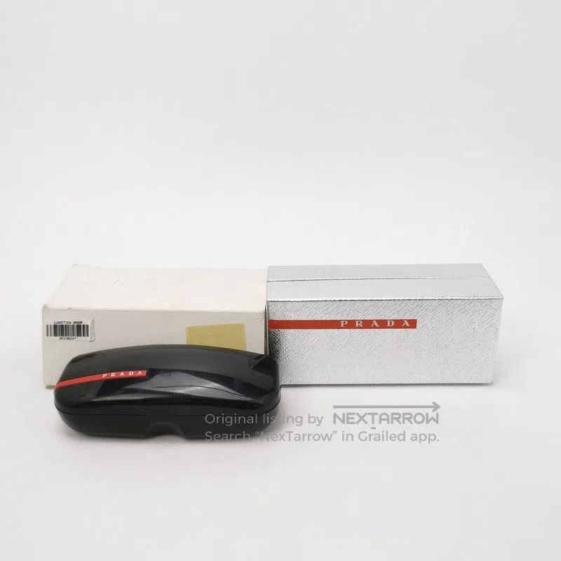 Prada Prada Logo Frame Aviator Sunglasses. Size ONE SIZE - 7 Thumbnail