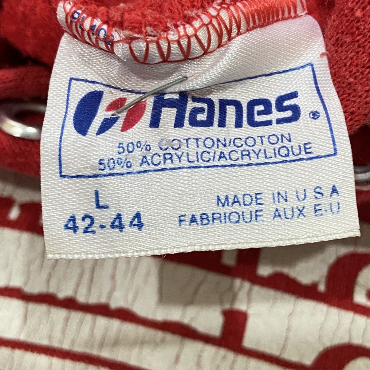 Vintage Vintage 80s Hanes The Journal-Gazette Newspaper Hoodie Size US L / EU 52-54 / 3 - 6 Thumbnail