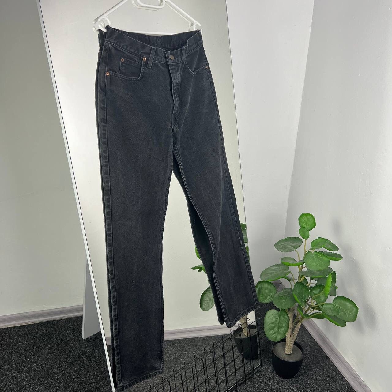 Lee Vintage Denim Pants Lee Jeans Y2k Baggy Dark Gray Size US 33 - 2 Thumbnail