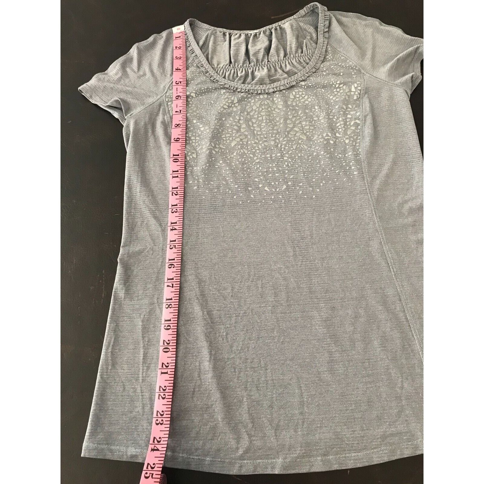 Lululemon Lululemon Run: Wild S/S Tech Heathered Fossil Reflective Size M / US 6-8 / IT 42-44 - 8 Thumbnail