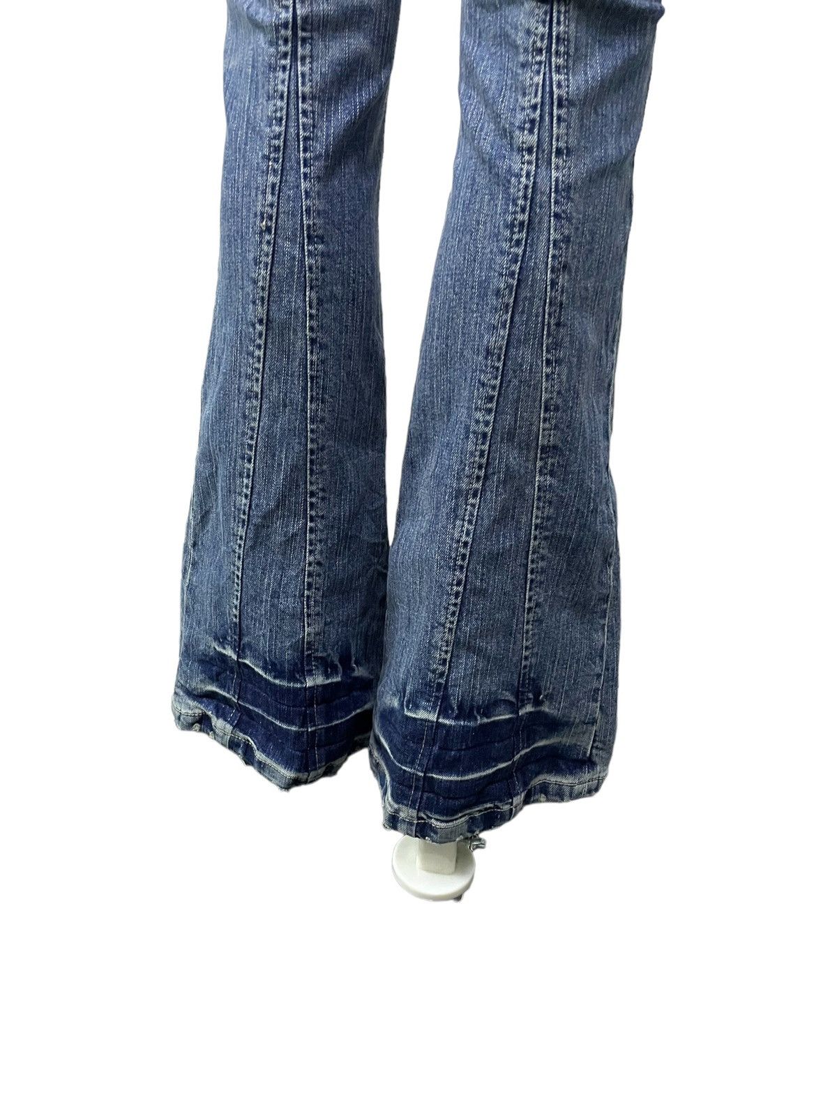 Hysteric Glamour AFT Japan Asymmetrical Cargo Flared Jeans Size 27" / US 4 / IT 40 - 7 Thumbnail
