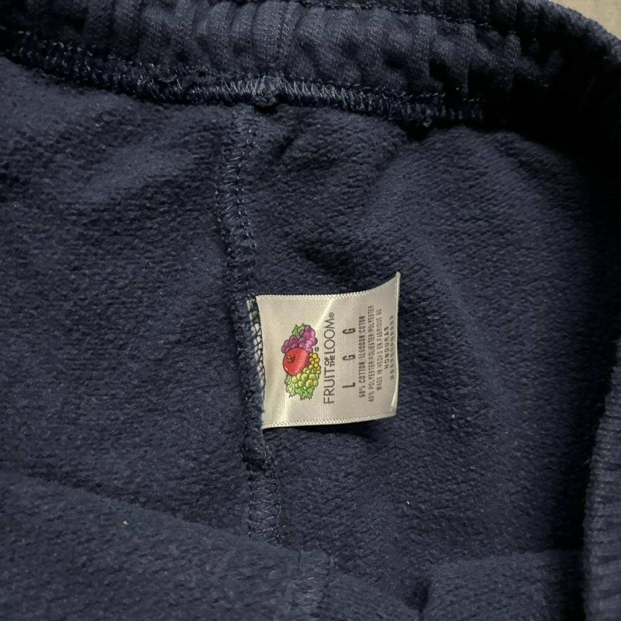 Japanese Brand × Vintage Crazy Vintage Y2K/2000s Navy Blue Comfy Skater Essential Sweatpants! Size US 32 / EU 48 - 6 Thumbnail