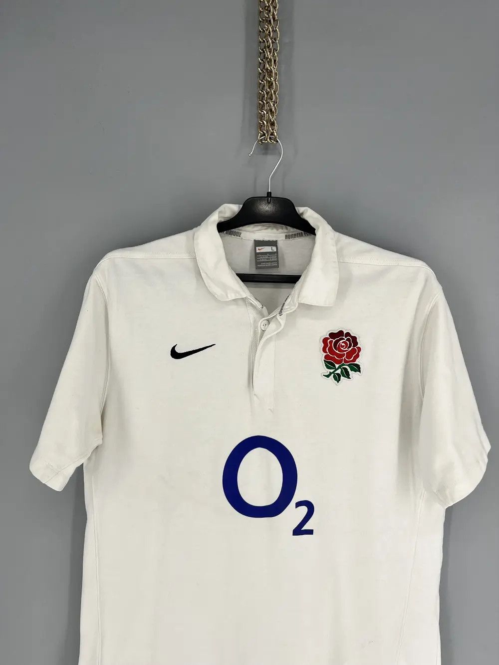 Nike England Rugby Union 2009 2010 Nike Home Classic Jersey Size US M / EU 48-50 / 2 - 6 Thumbnail