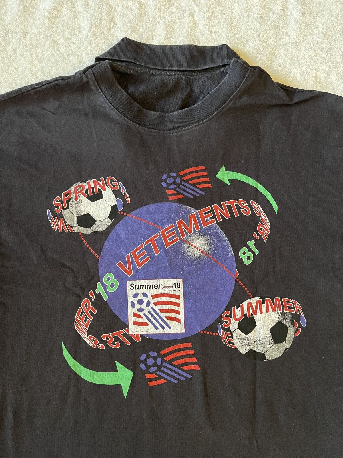 Vetements Vetements SS18 Reconstructed Soccer T-Shirt Polo Size US S / EU 44-46 / 1 - 16 Thumbnail
