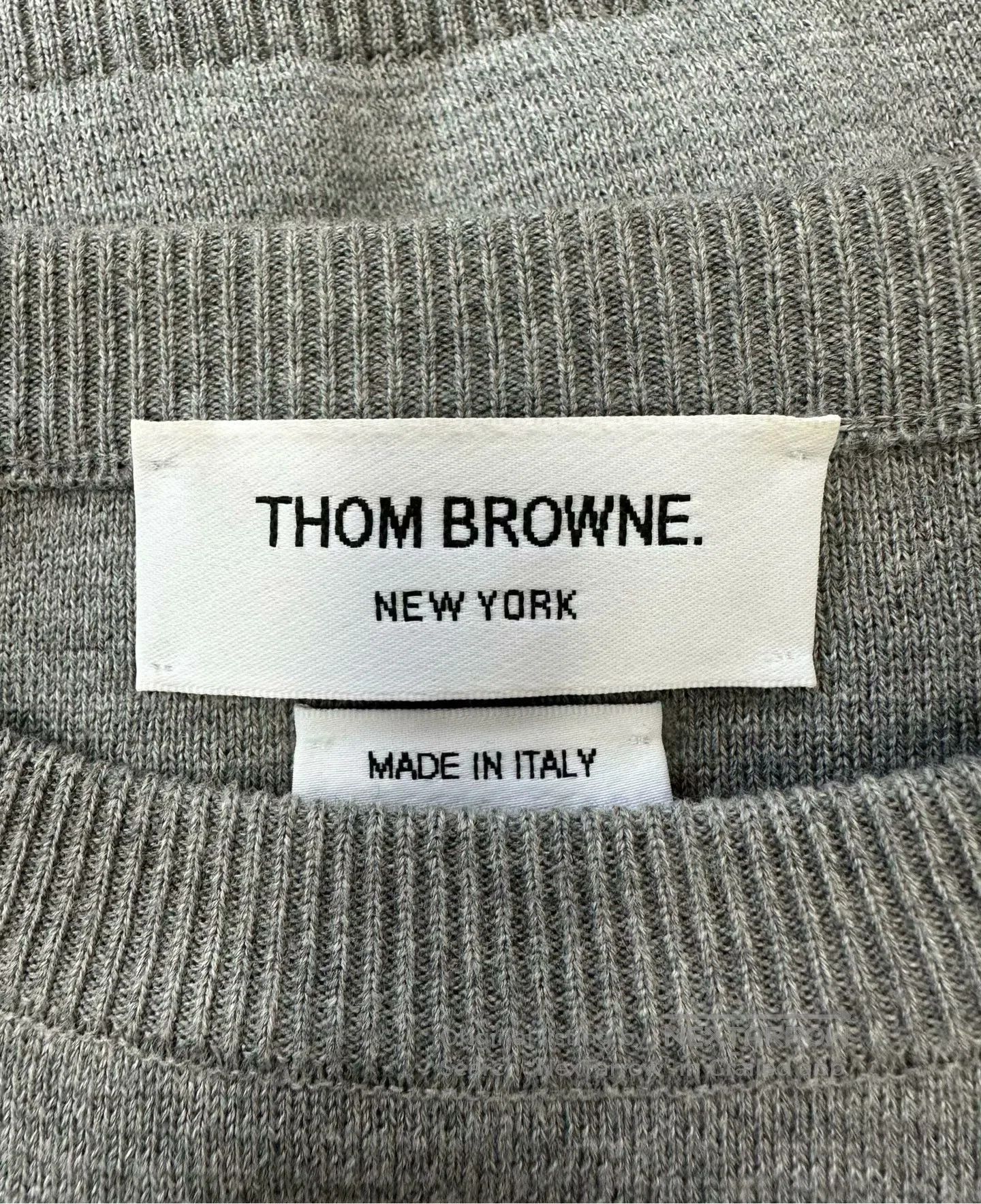 Other Thom Browne Grey Classic Four-stripe Knit Sweater| Size US XS / EU 42 / 0 - 3 Thumbnail