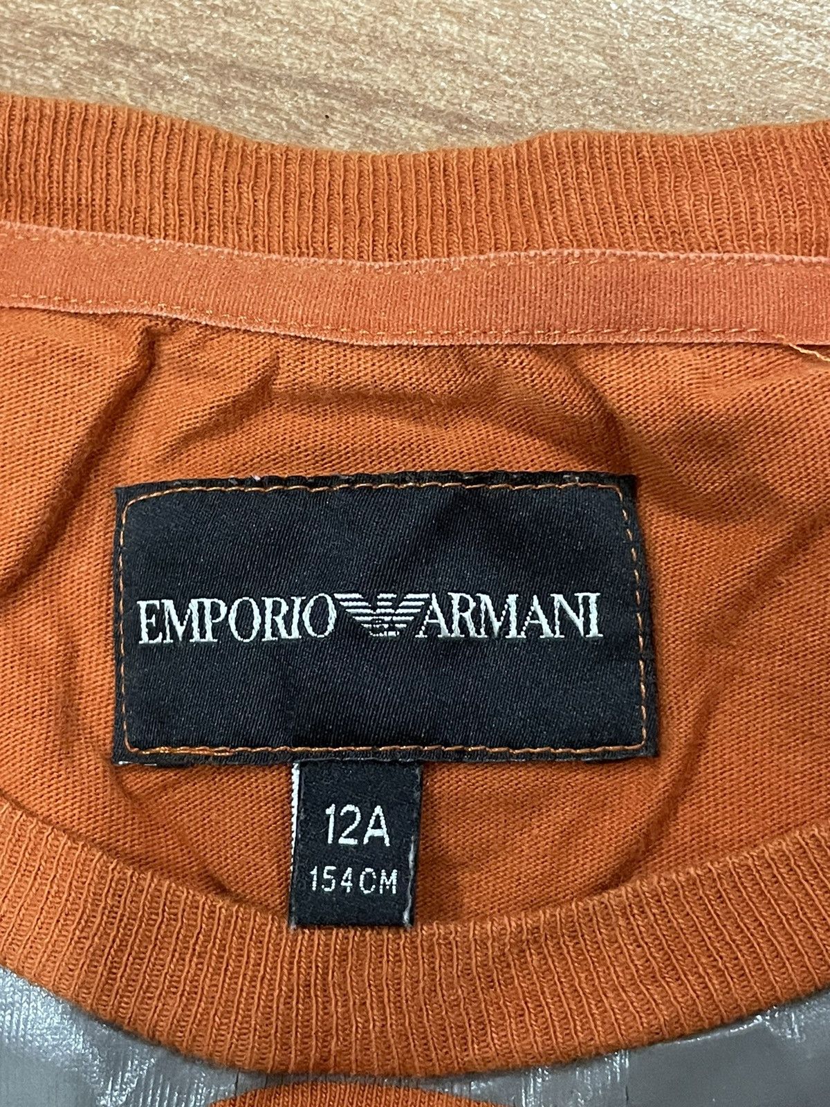 Designer × Emporio Armani × Vintage Emporio Armani Tshirt Size XXS / US 00 / IT 34 - 5 Thumbnail