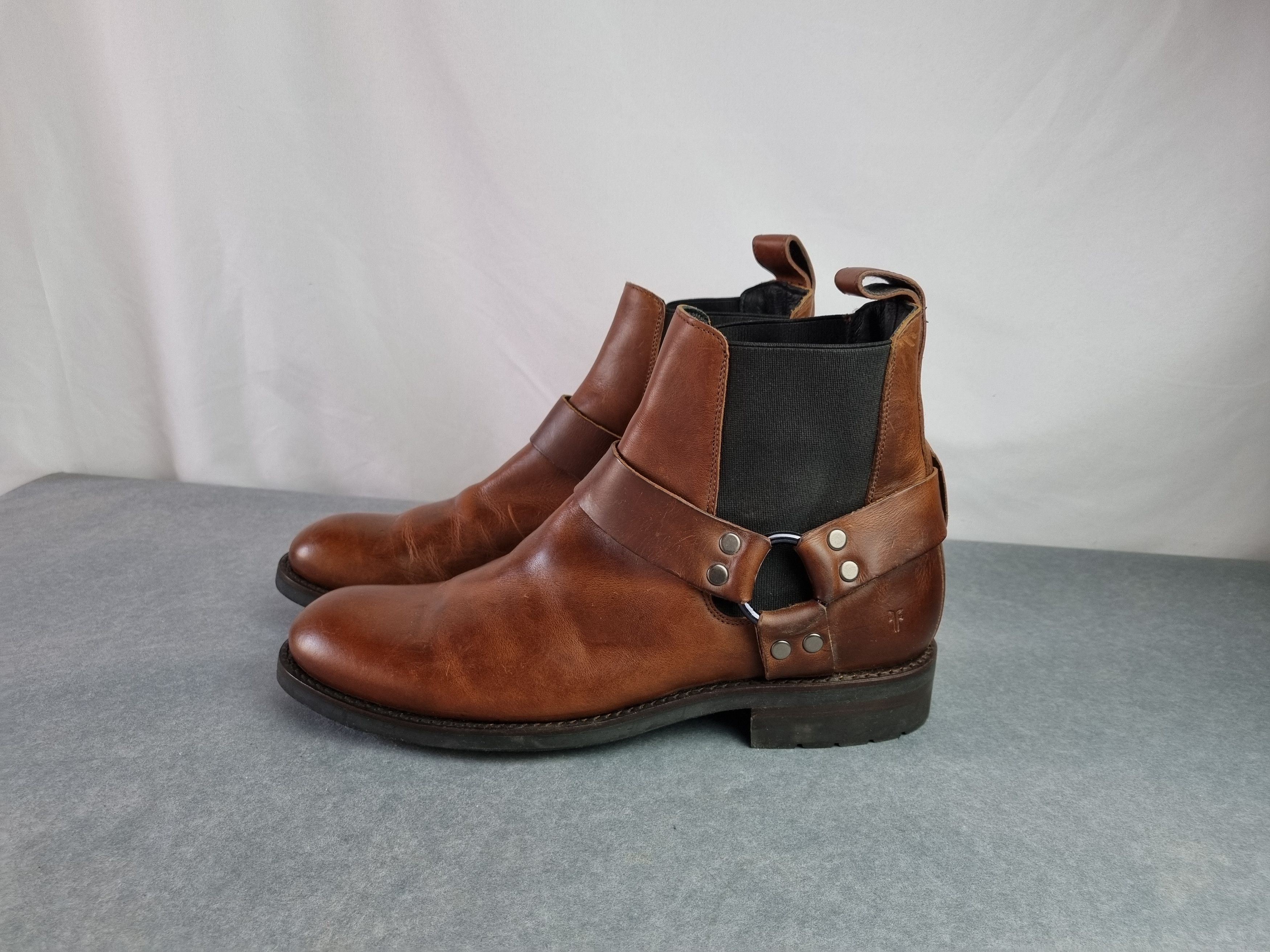 Frye × Vibram Frye Mexican Cowboy Leather Vibram Resist-Oil Boots Size US 9.5 / EU 42-43 - 4 Thumbnail