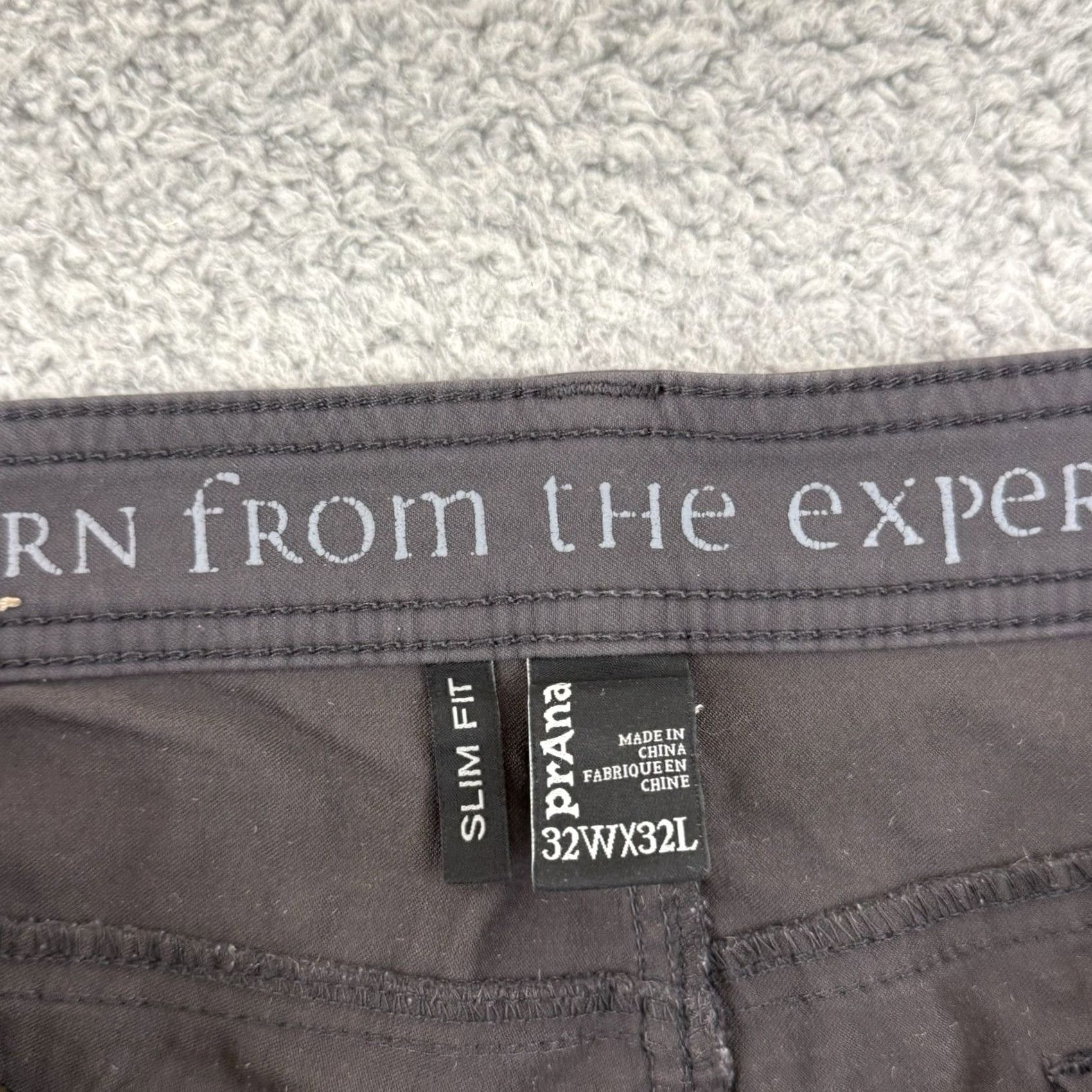 Prana Prana Mens Pants 32x32 Zion Slim Fit Nylon Chino Hiking Outdoor Straight 5-Pocket Gray Cap Rise Mid 32 in Regular Stretch Relaxed Jacket? Size US 32 / EU 48 - 6 Thumbnail