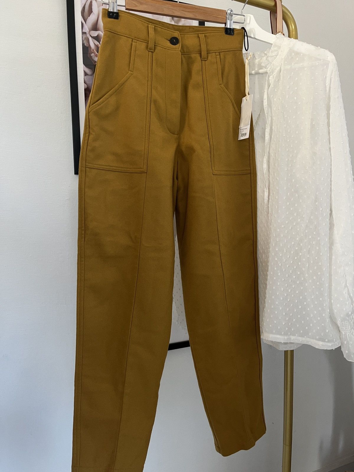 Forte Forte high-waisted tapered wool trousers women