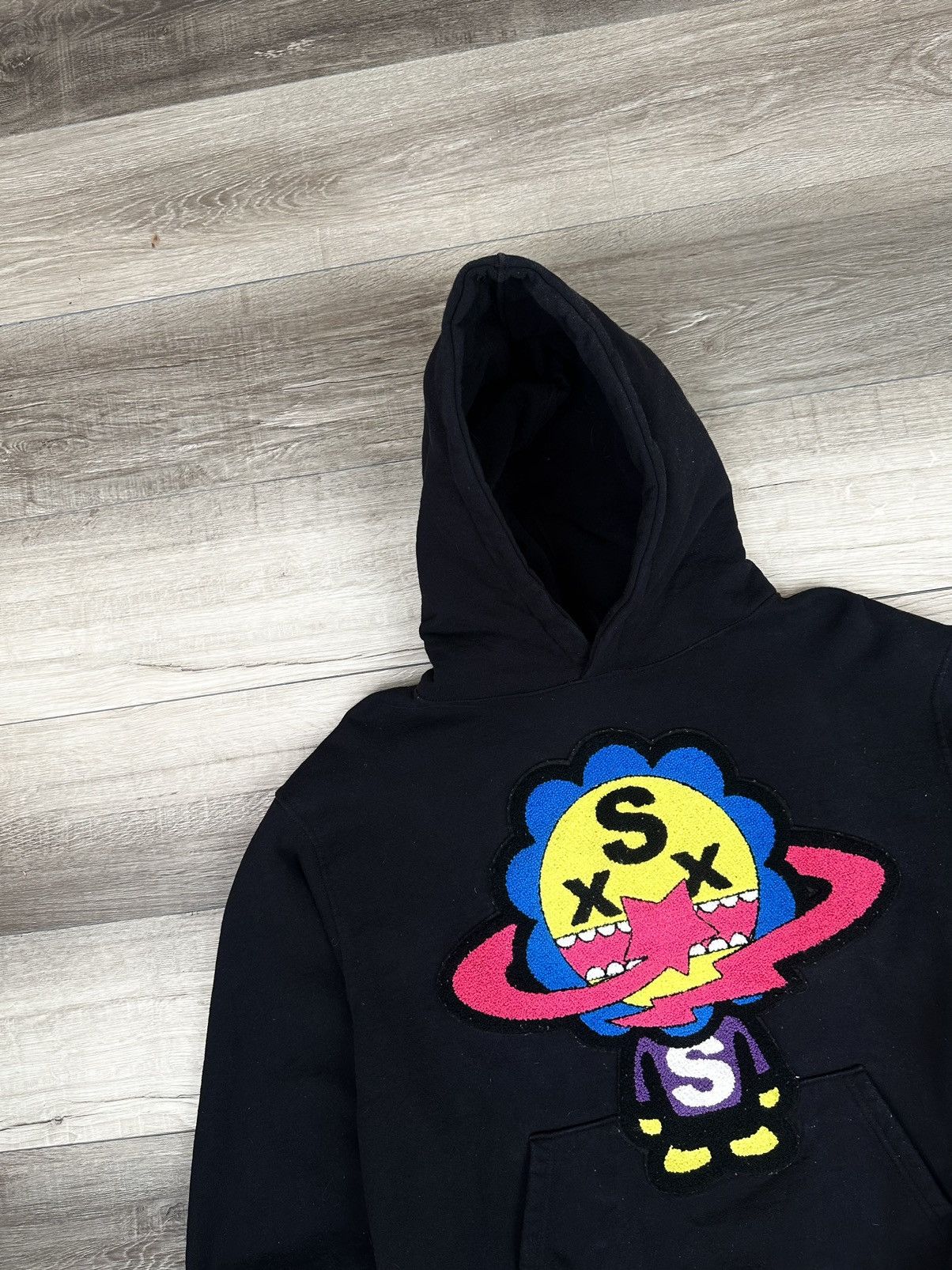 Sukamii Sukamii Black Chenille Orb Boy "S" Star Oversized Hoodie Size US L / EU 52-54 / 3 - 2 Thumbnail