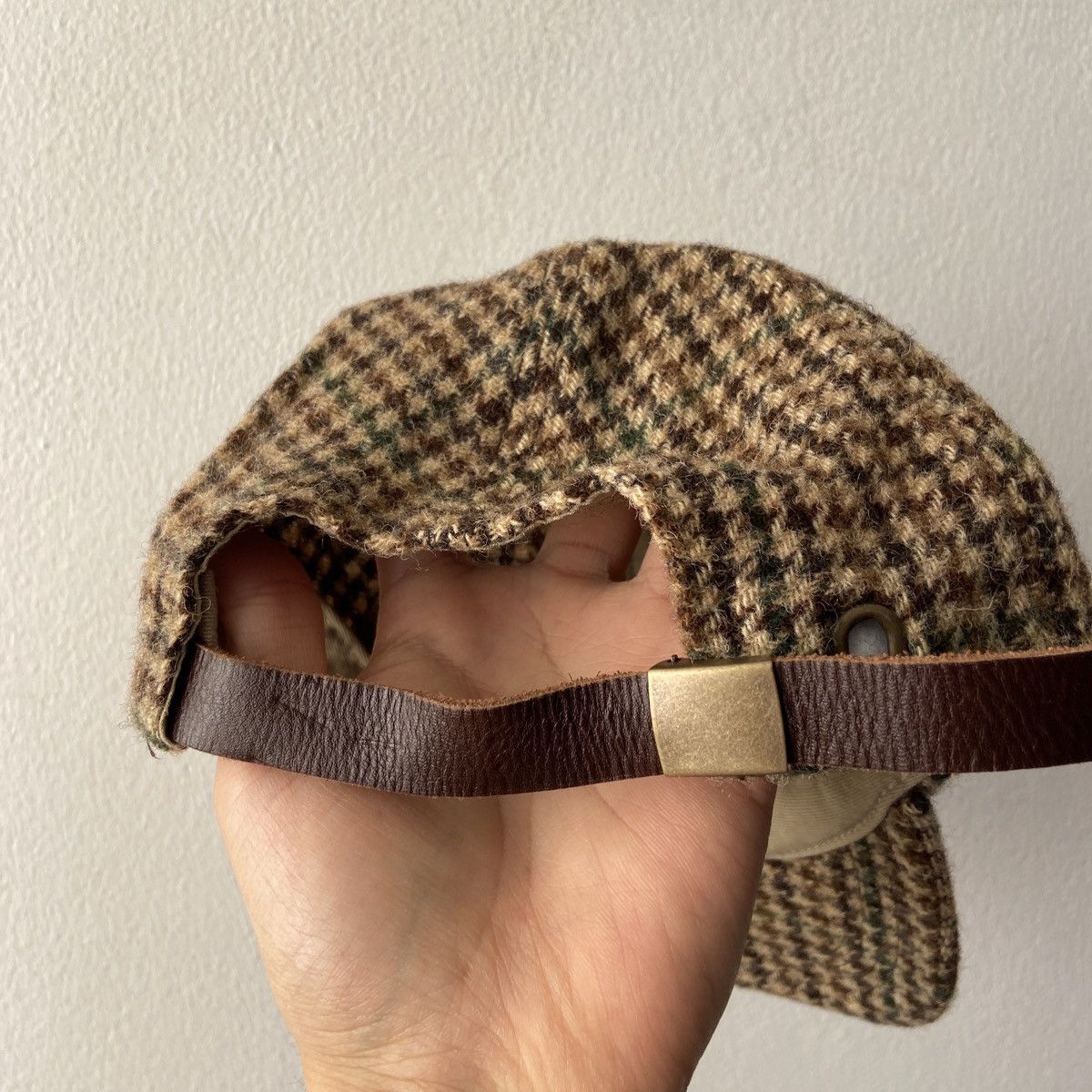 Aime Leon Dore Aime Leon Dore Brown Houndstooth Wool Logo Hat Size ONE SIZE - 4 Thumbnail
