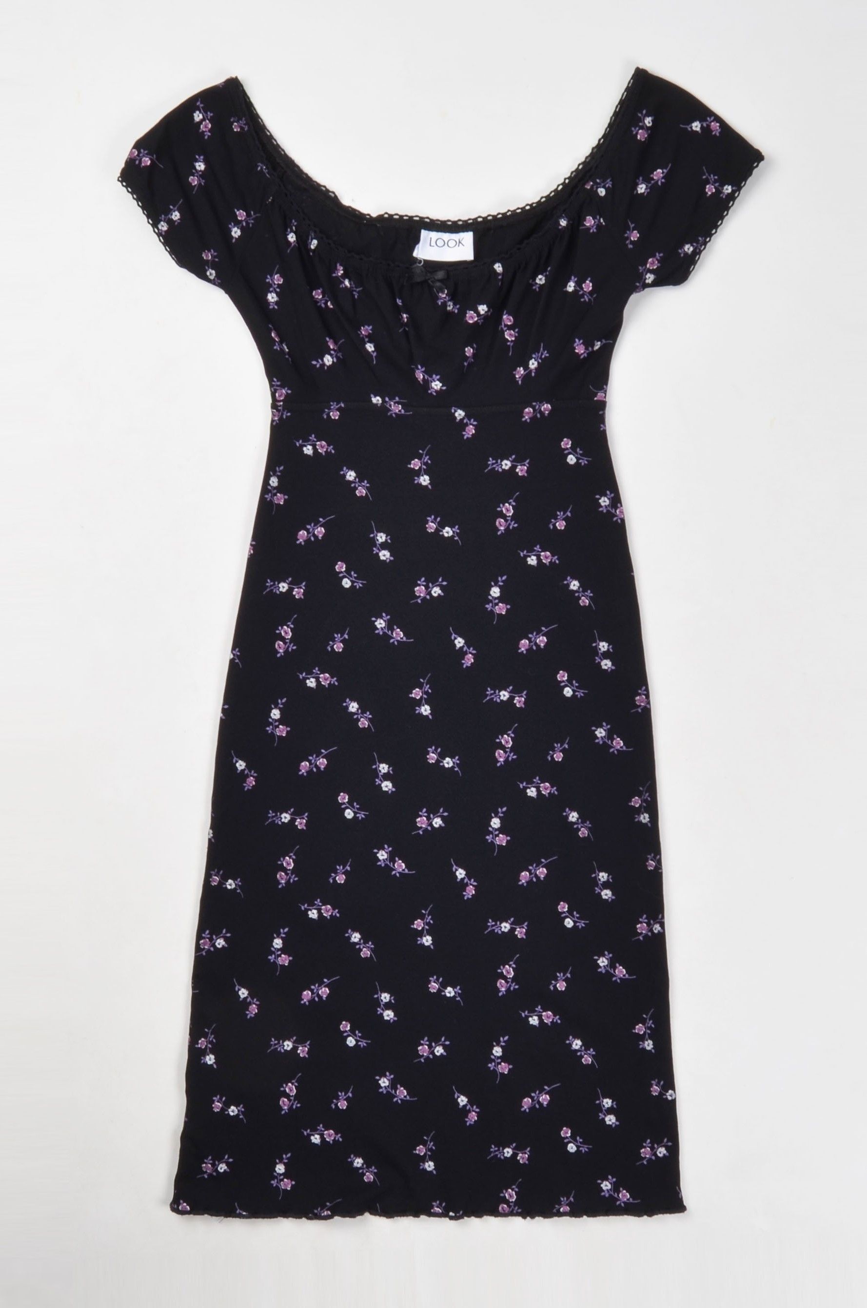 Vintage Vintage Look Y2K Cottagecore Floral Babydoll Dress Size S / US 4 / IT 40 - 4 Thumbnail