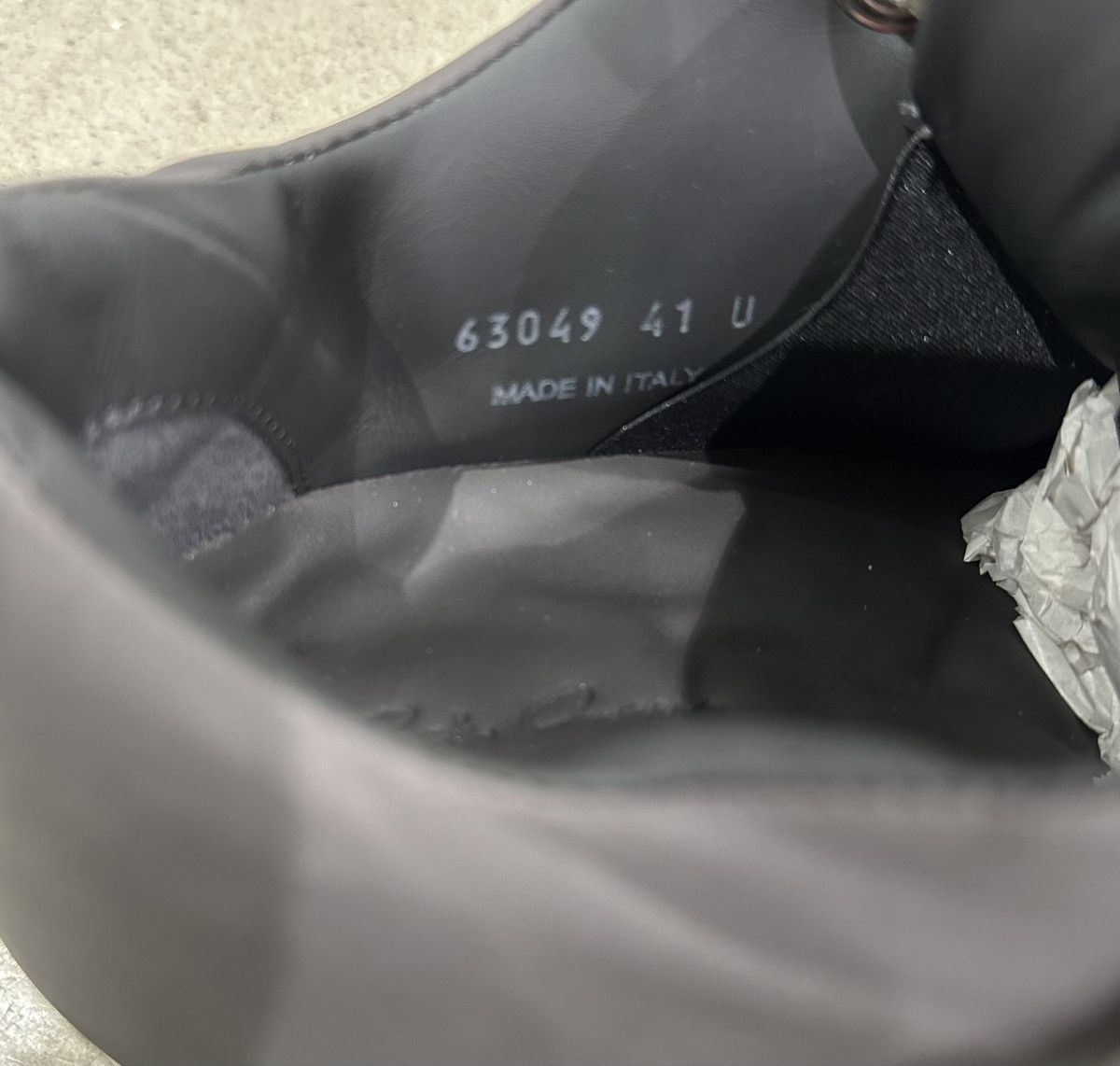 Rick Owens RICK OWENS - Jumbo Lace Padded Low Dark Dust Milk Size US 8 / EU 41 - 9 Thumbnail