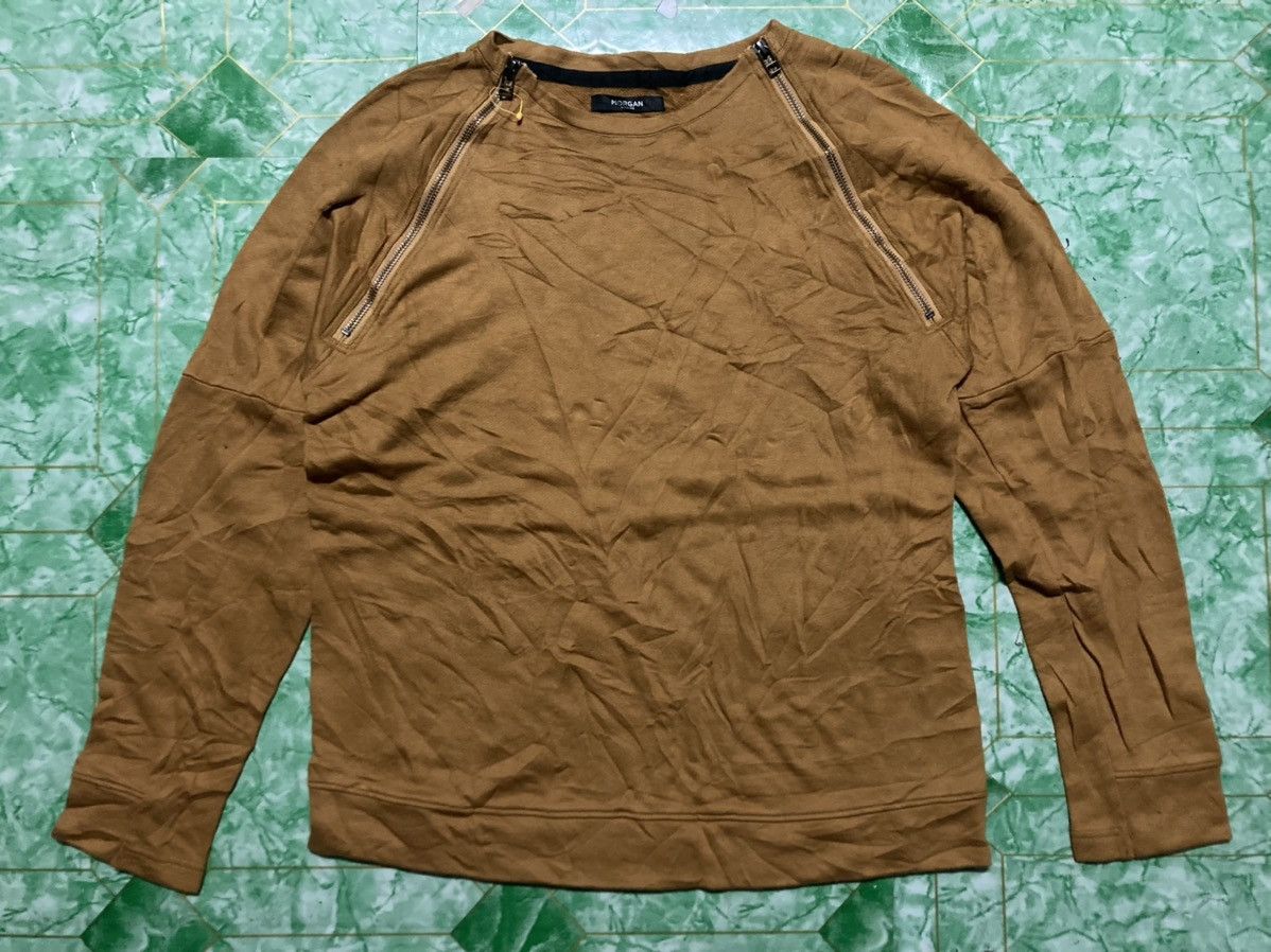 Designer × Japanese Brand × Morgan Homme Morgan Homme Long Sleeve T-shirt Y2K Size M / US 6-8 / IT 42-44 - 1 Thumbnail