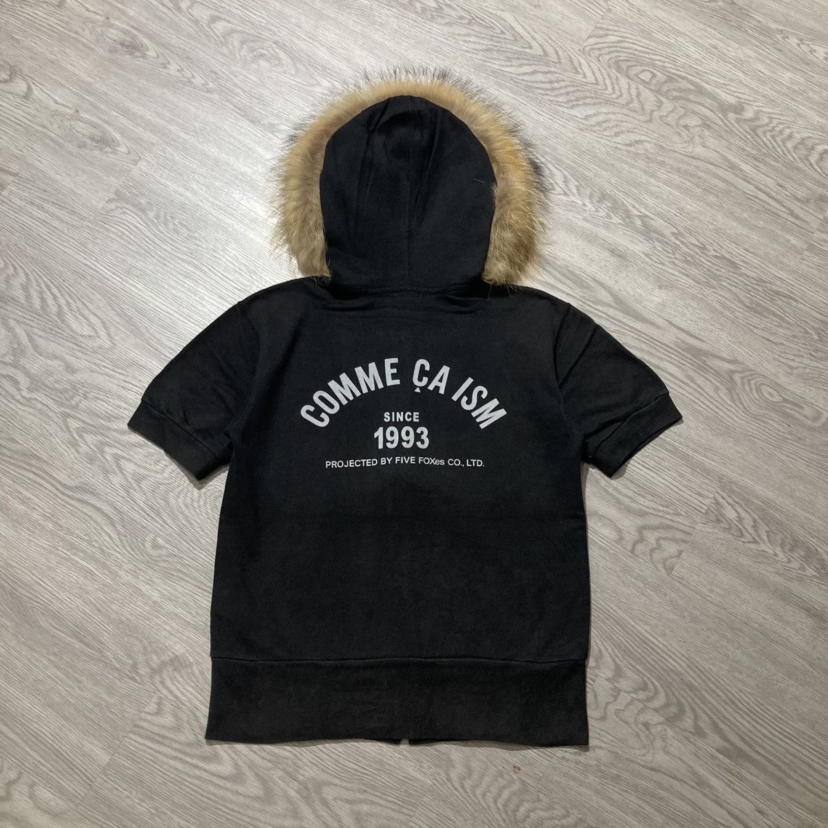 20471120 2000s Comme Ca Ism Short Slevee Fur Ziphoodie Punk Style Size US S / EU 44-46 / 1 - 8 Thumbnail