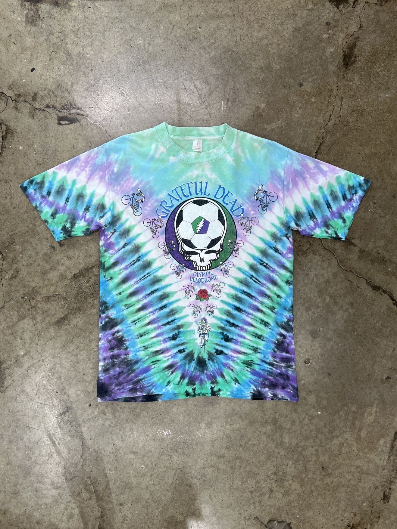 Band Tees Vintage 90s Grateful Dead Soccer Bike Los Angeles Tee Large Size US L / EU 52-54 / 3 - 2 Thumbnail