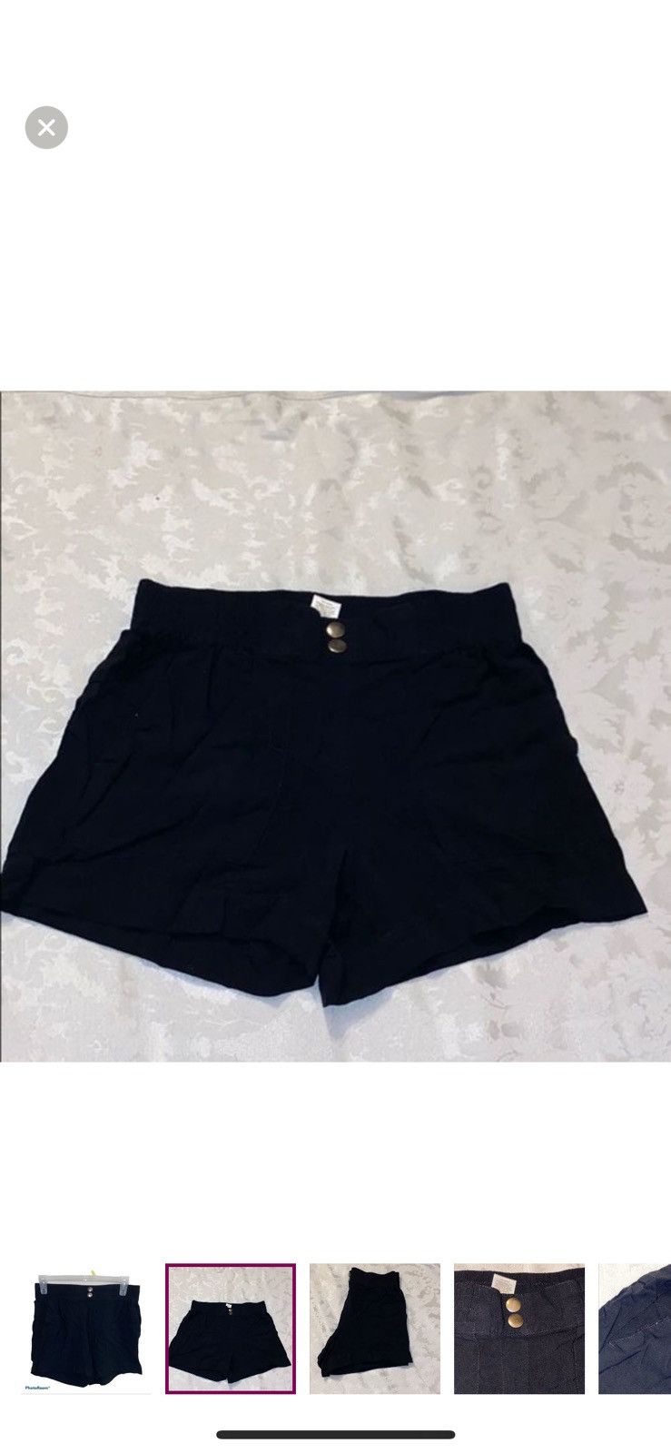French Connection French connection XS pull on black shorts Size 25" / US 0 / IT 36 - 2 Thumbnail