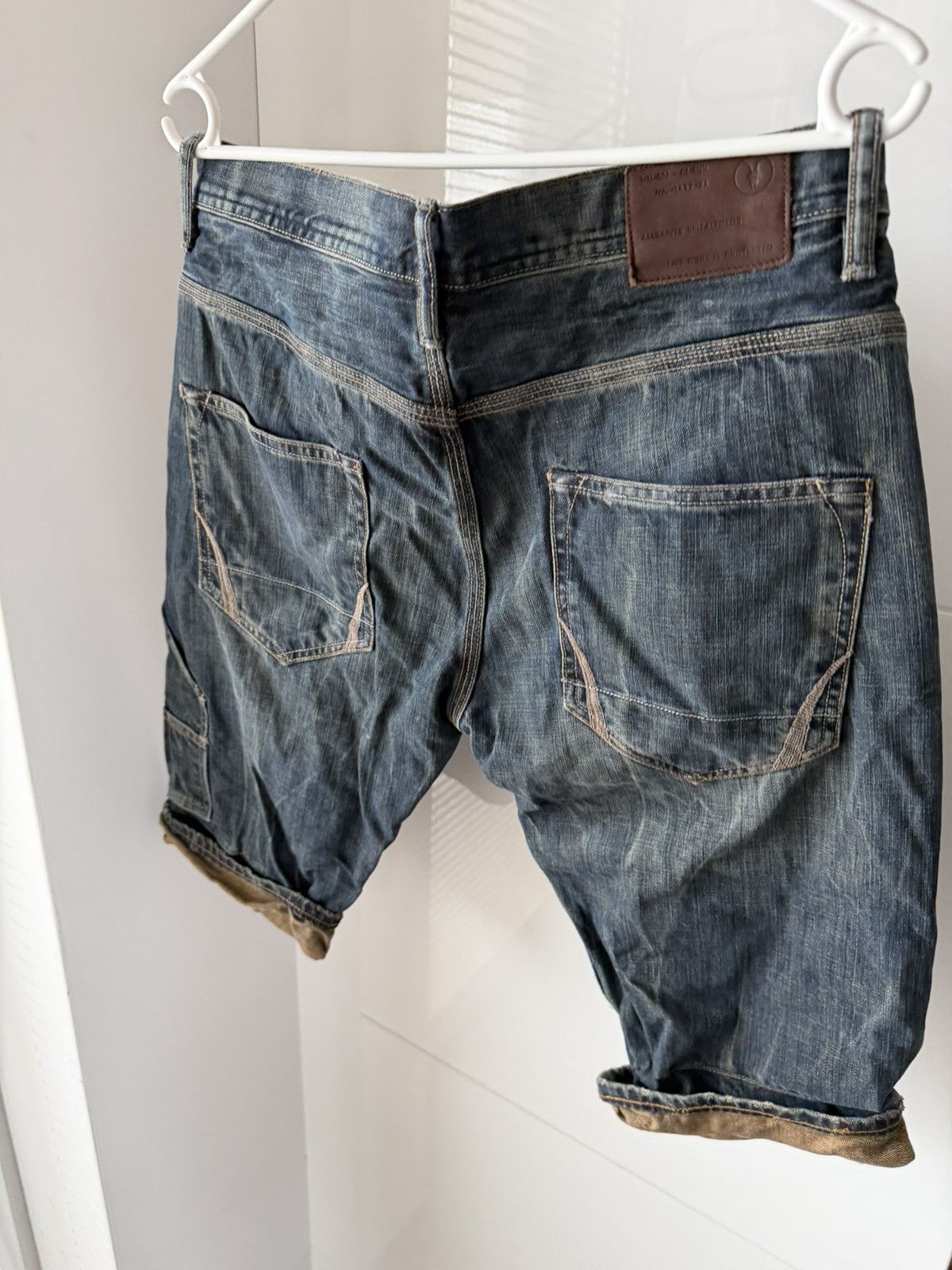 Allsaints Allsaints Spitalfields Japan Denim Opium Swag Y2K Shorts Size US 31 - 8 Thumbnail