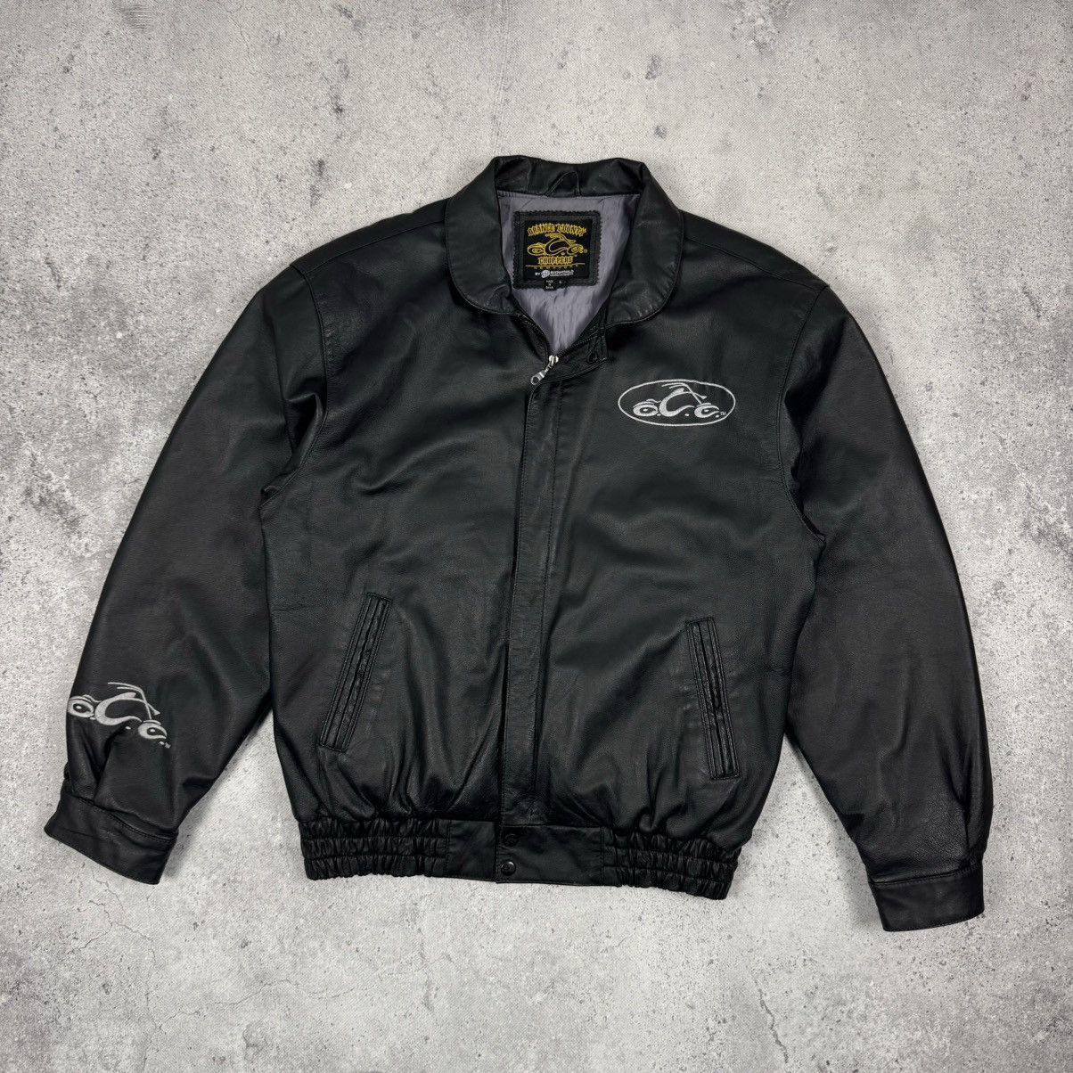 West Coast Choppers Vintage Orange Country Choppers Leather Jacket Size US L / EU 52-54 / 3 - 2 Thumbnail