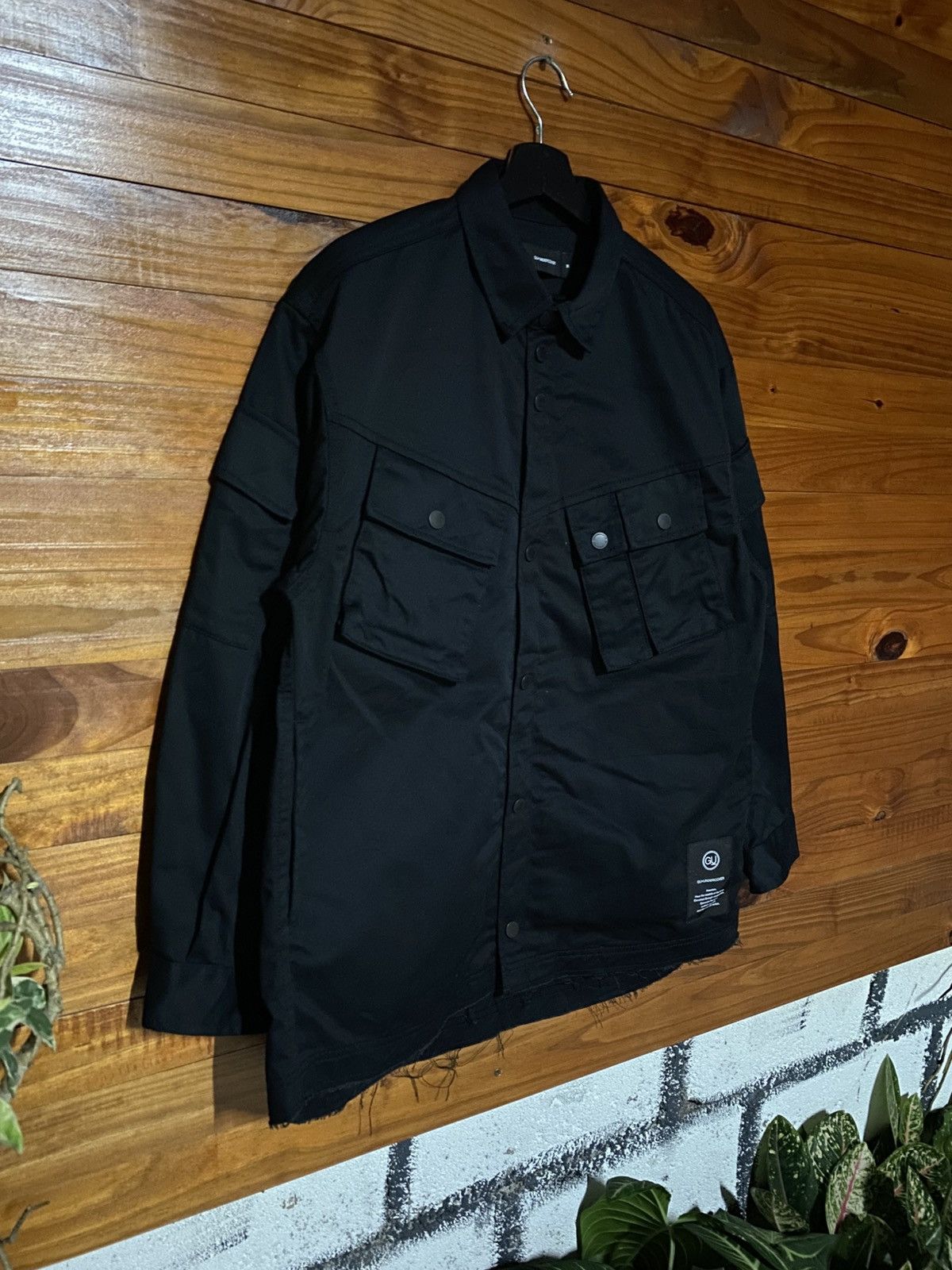 GU × Undercover GU × UNDERCOVER Black Padded Utility Jacket Streetwear Size US M / EU 48-50 / 2 - 5 Thumbnail