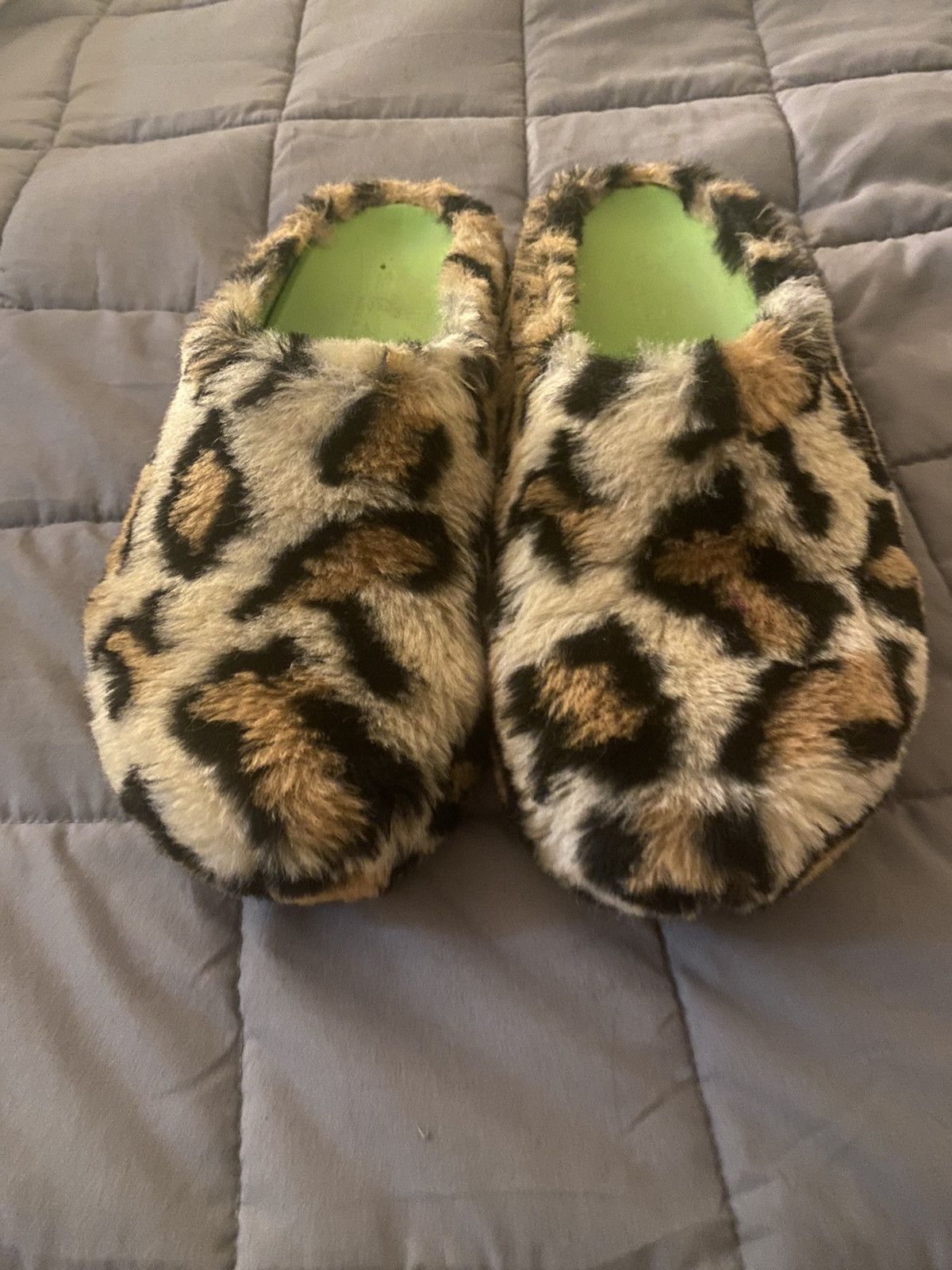 Marni marni leopard print slides grailed
