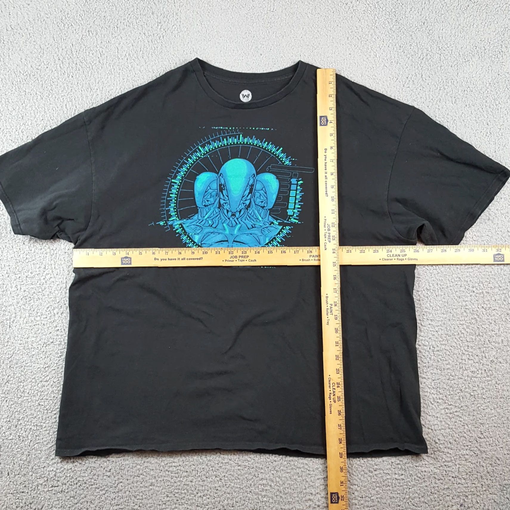 Vintage VINTAGE Westworld T-Shirt Men's 3XL XXXL Cotton Short Sleeve Crew Neck Black HBO Robot TV Show Retro 90s 00s Y2K Size US XXL / EU 58 / 5 - 5 Thumbnail