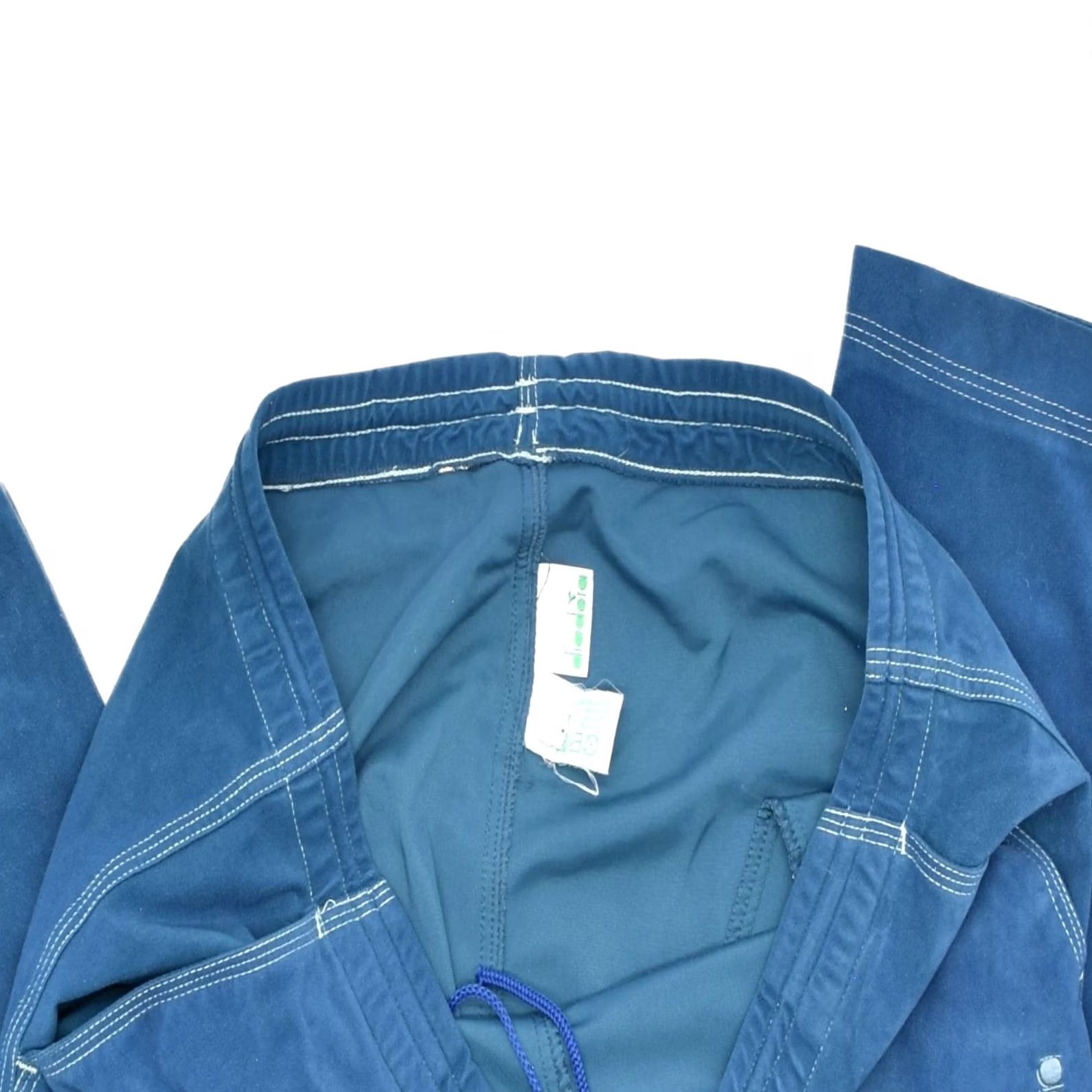 Diadora DIADORA Mens Tracksuit Trousers Large Blue Polyester IT 50 Size US 33 - 3 Thumbnail