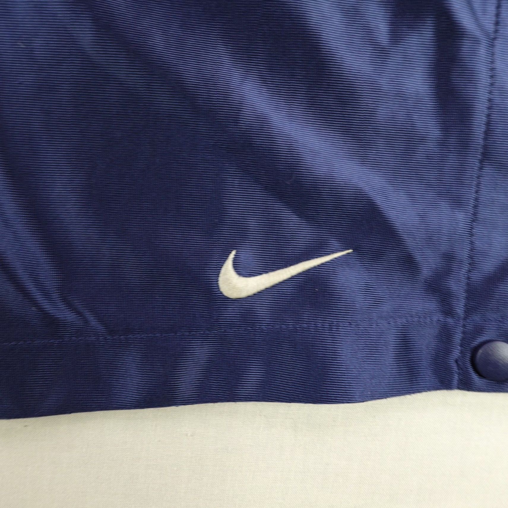 Nike VINTAGE Nike Pants Mens XL Blue Tear Away Track Shiny Dazzle Peel Off Warmup 90s Size US 36 / EU 52 - 4 Thumbnail