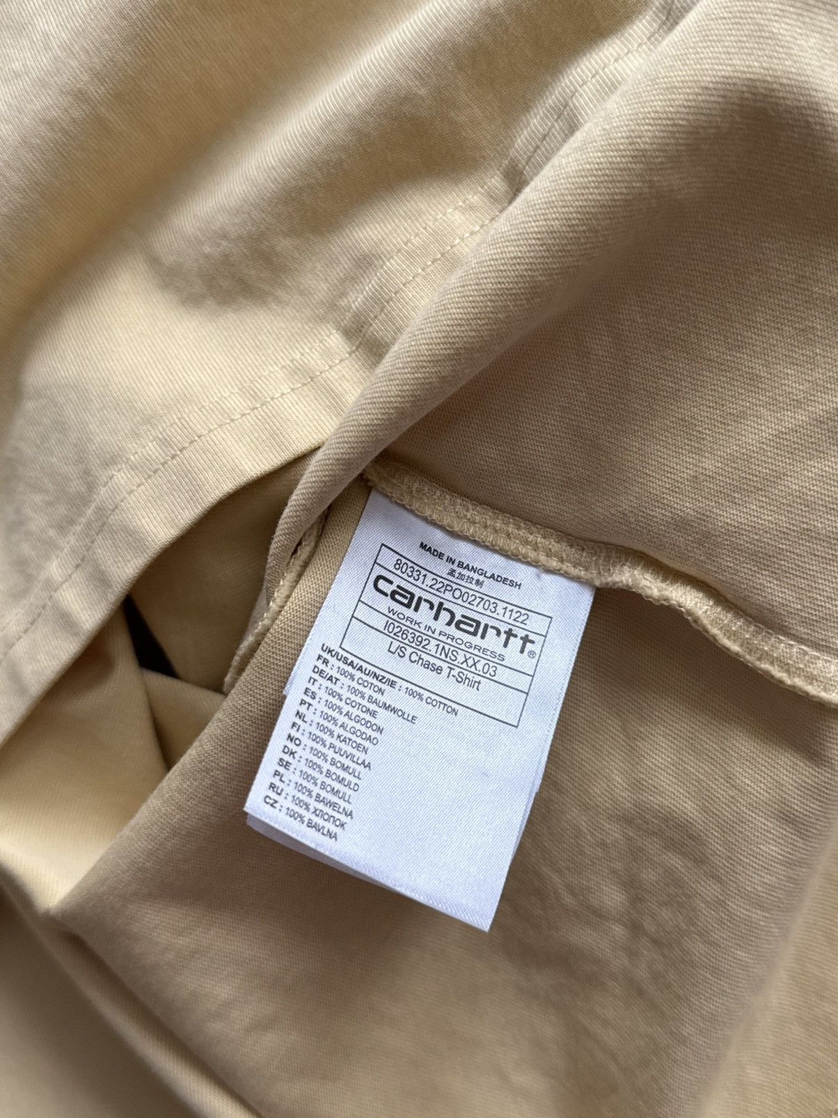 Carhartt Wip Carhartt Wip chase long sleeve tshirt Size US S / EU 44-46 / 1 - 5 Thumbnail