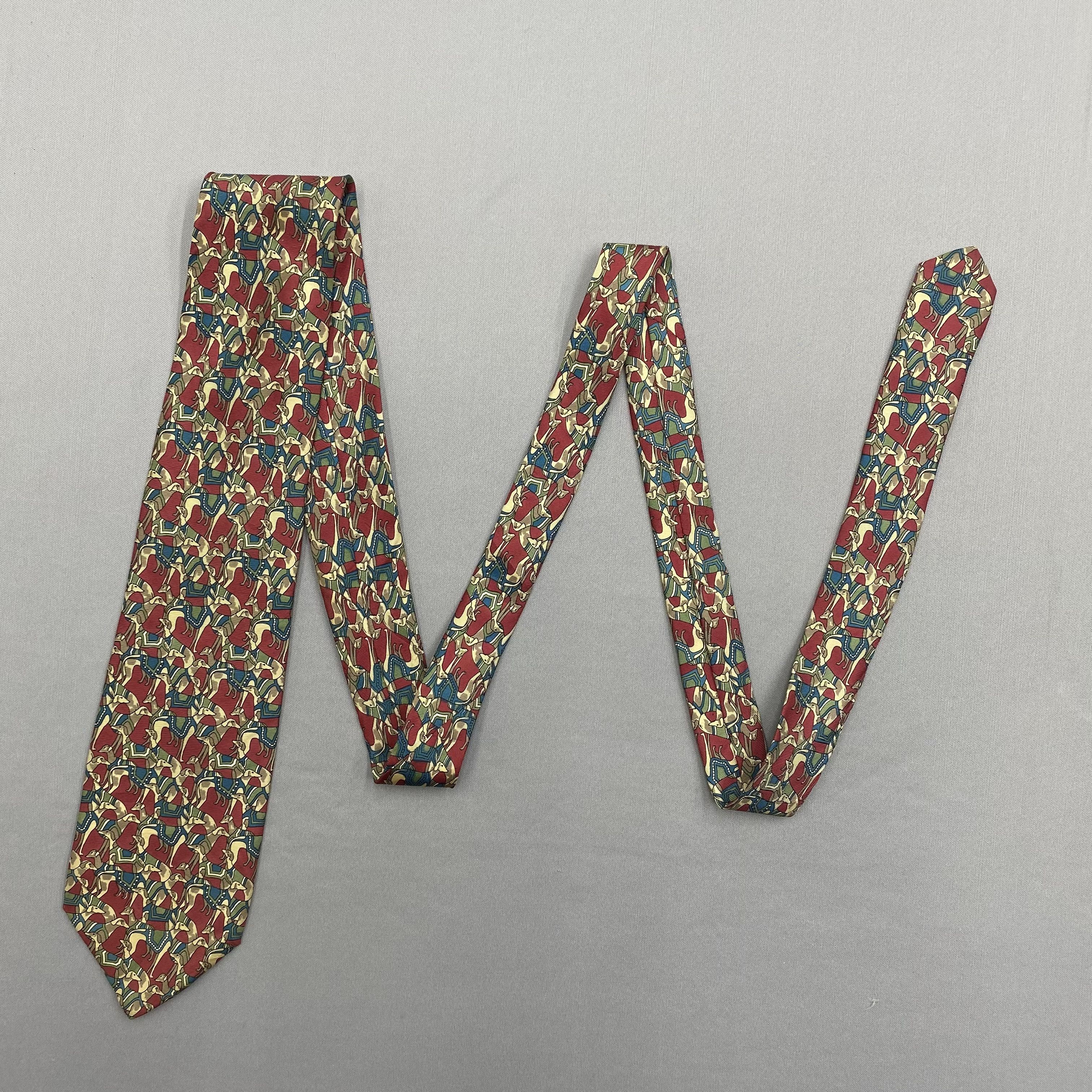 Japanese Brand Vintage Paco Rabanne SILK Necktie Cravate Pure Silk Neck Tie Size ONE SIZE - 5 Thumbnail
